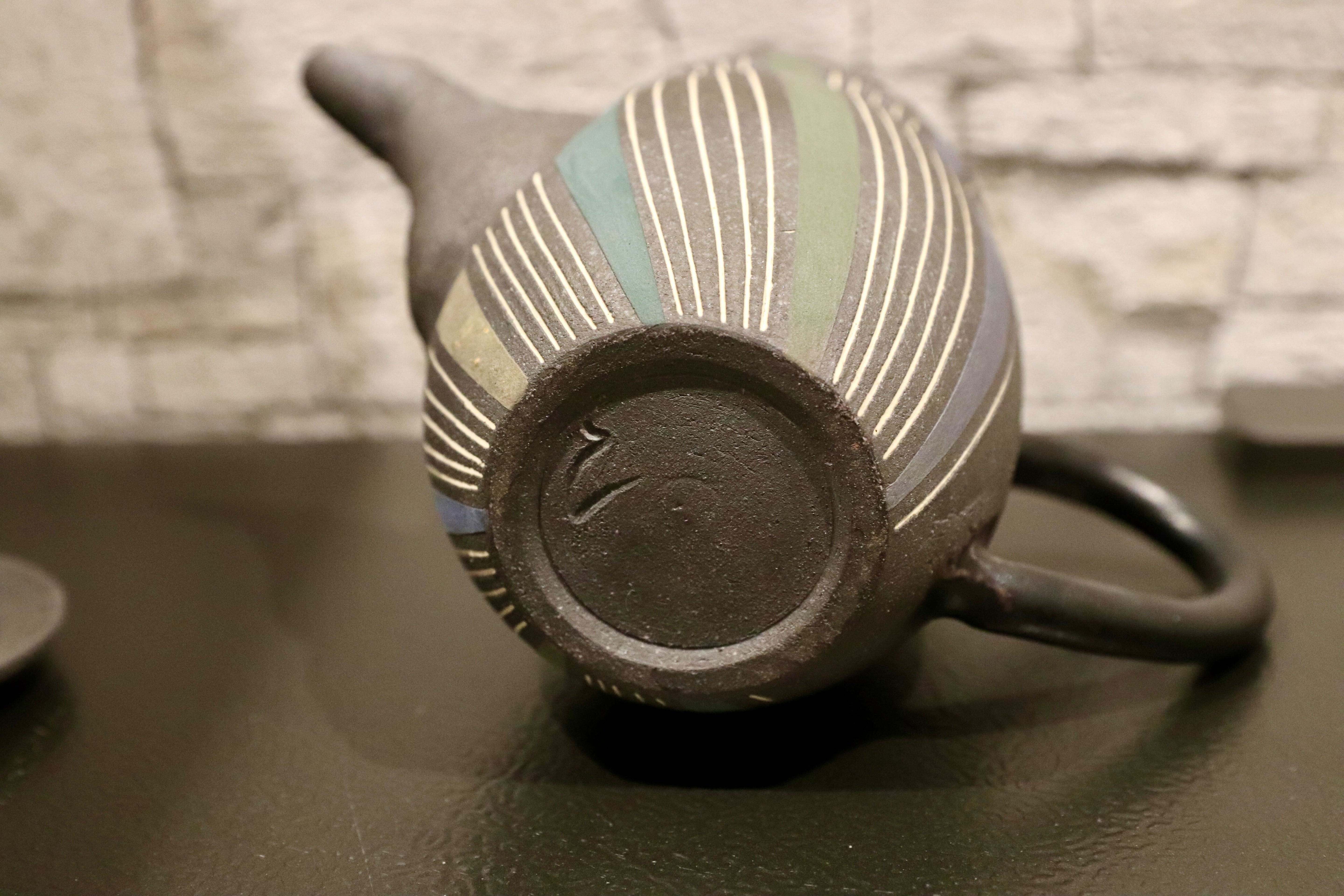 GMIO268○市野悟窯 丹波焼 ティーポット 丹波立杭焼 市野哲次 伝統工芸 煎茶道具 茶器 急須