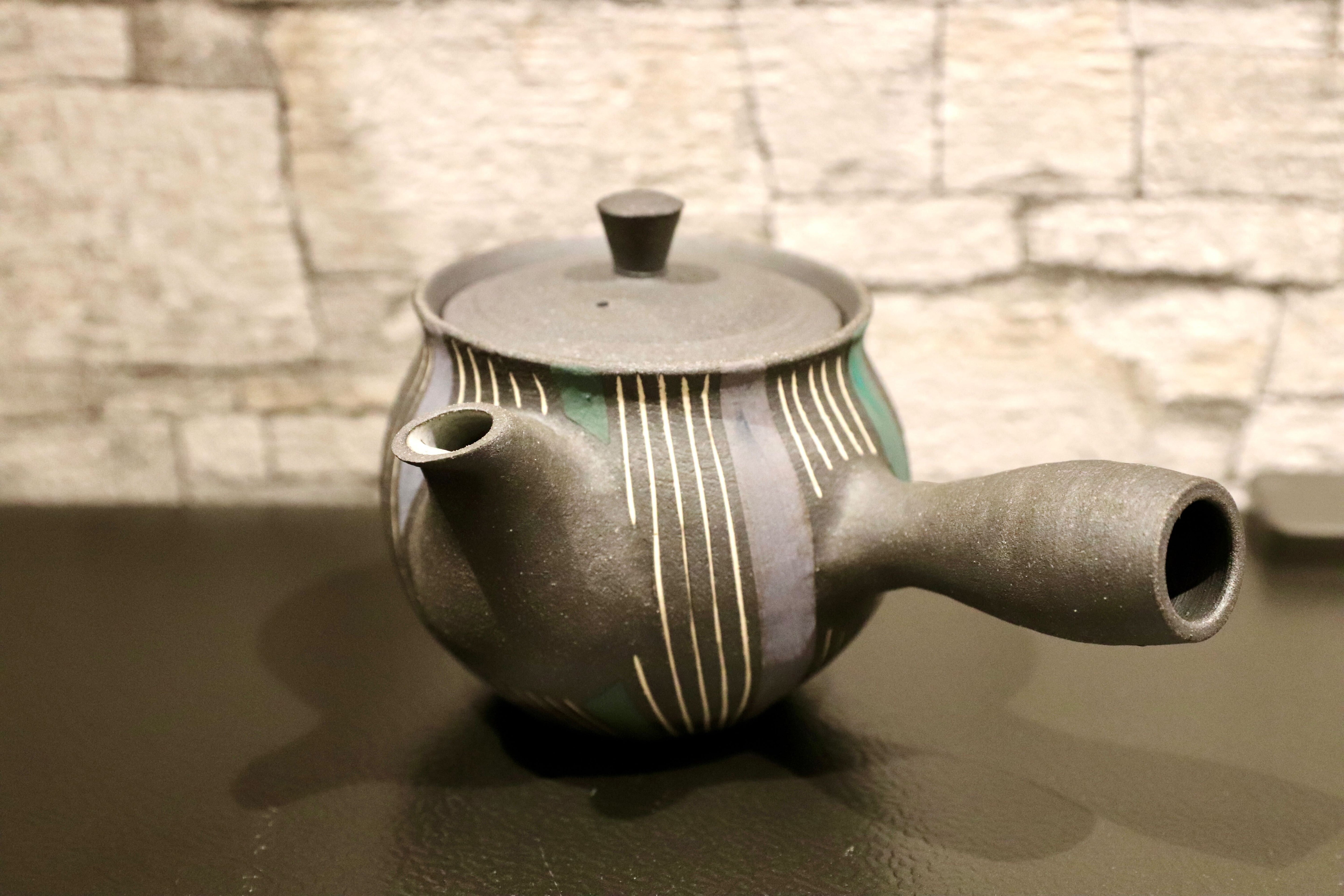 GMIO219○市野悟窯 丹波焼 ティーポット 丹波立杭焼 市野哲次 伝統工芸 煎茶道具 茶器 急須