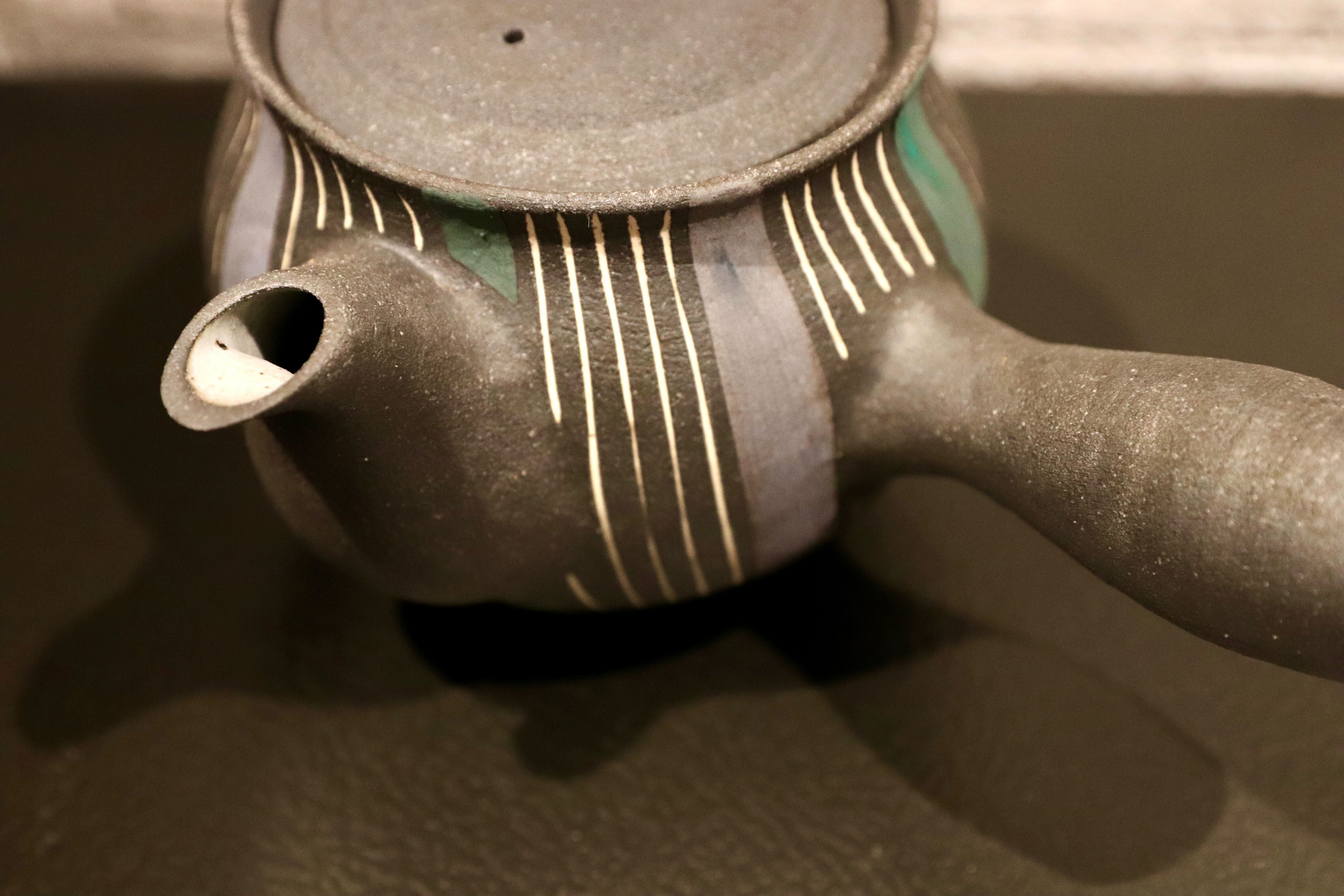 GMIO219○市野悟窯 丹波焼 ティーポット 丹波立杭焼 市野哲次 伝統工芸 煎茶道具 茶器 急須