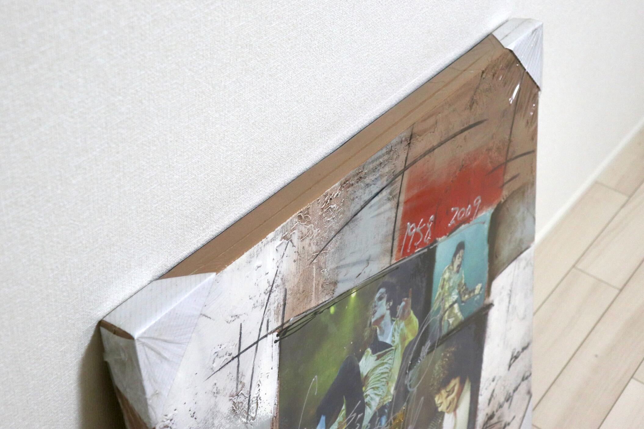 GMIK749A◯マイケル・ジャクソン アートパネル 大型 インテリアボード コラージュアート