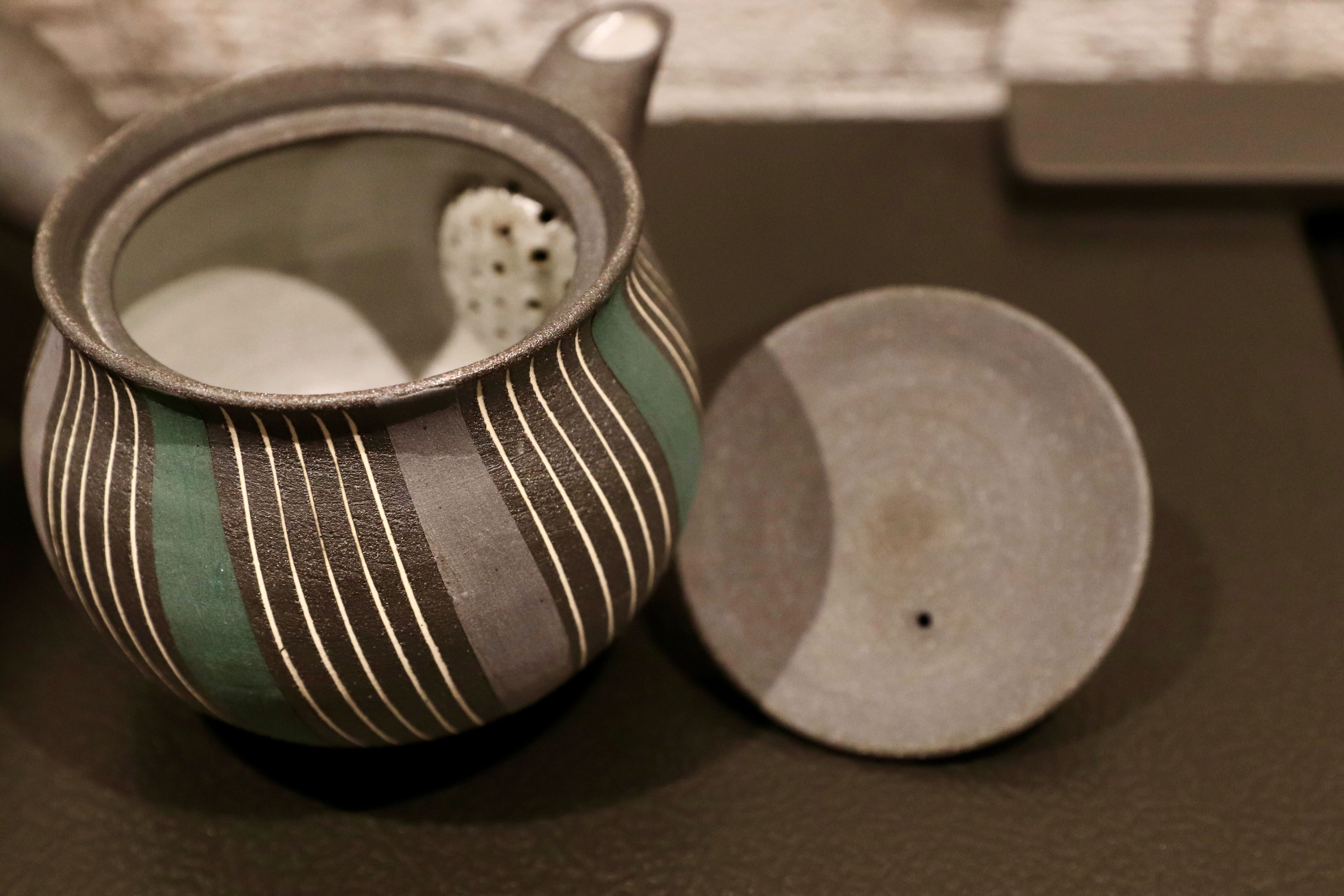 GMIO219○市野悟窯 丹波焼 ティーポット 丹波立杭焼 市野哲次 伝統工芸 煎茶道具 茶器 急須