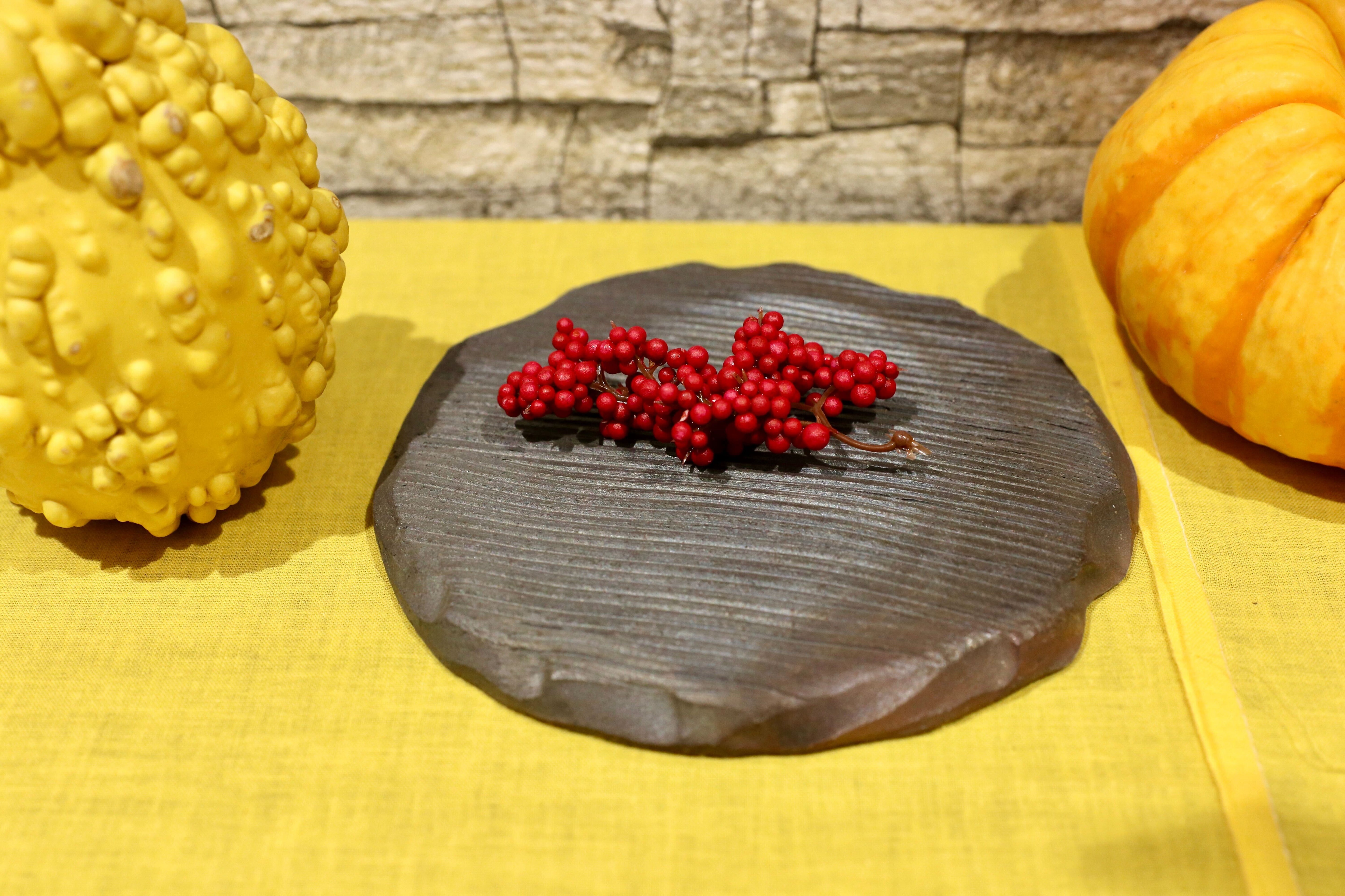 GMIO258○市野悟窯 市野哲次 丹波焼 丹波立杭焼 ソーサー コースター 伝統工芸