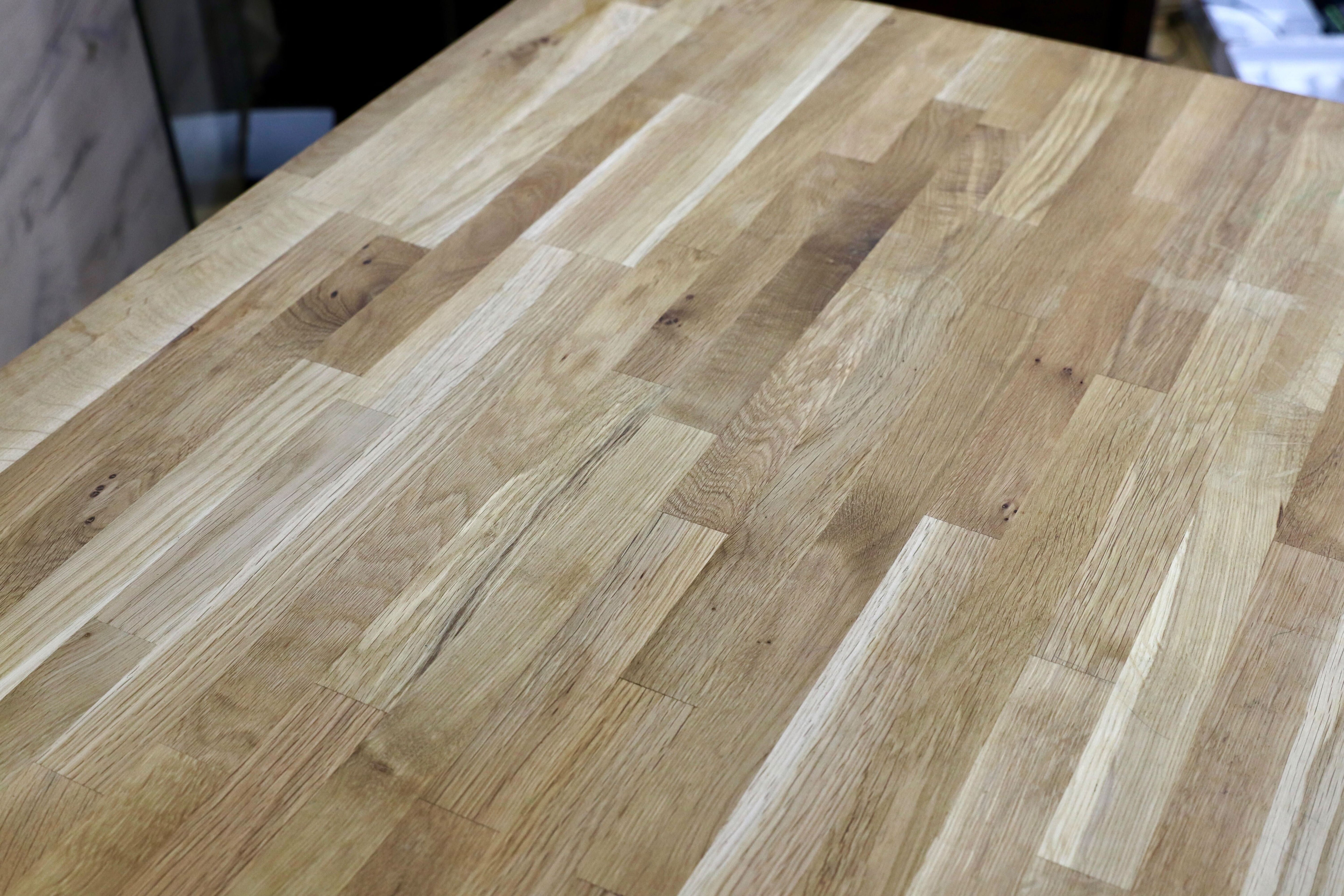 GMHK91○IKEA / イケア EKENSBERG オーク無垢材 ダイニングテーブル 食卓テーブル 北欧モダン ヴィンテージ 廃番