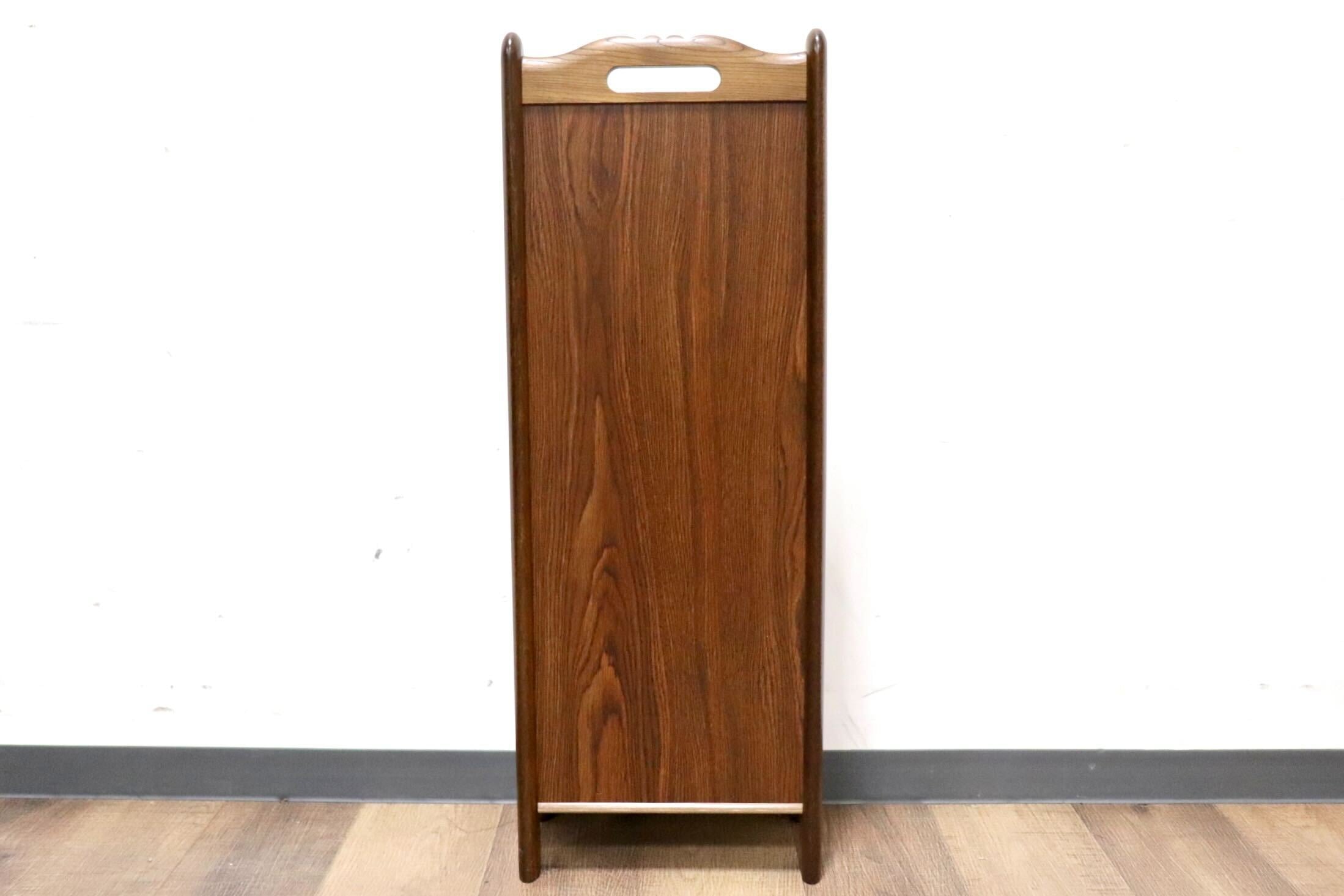 GMHH33C○karimoku / カリモク スリッパラック 収納ラック 玄関収納 スリッパ立て 収納棚 3段 レトロ ヴィンテージ 国産家具