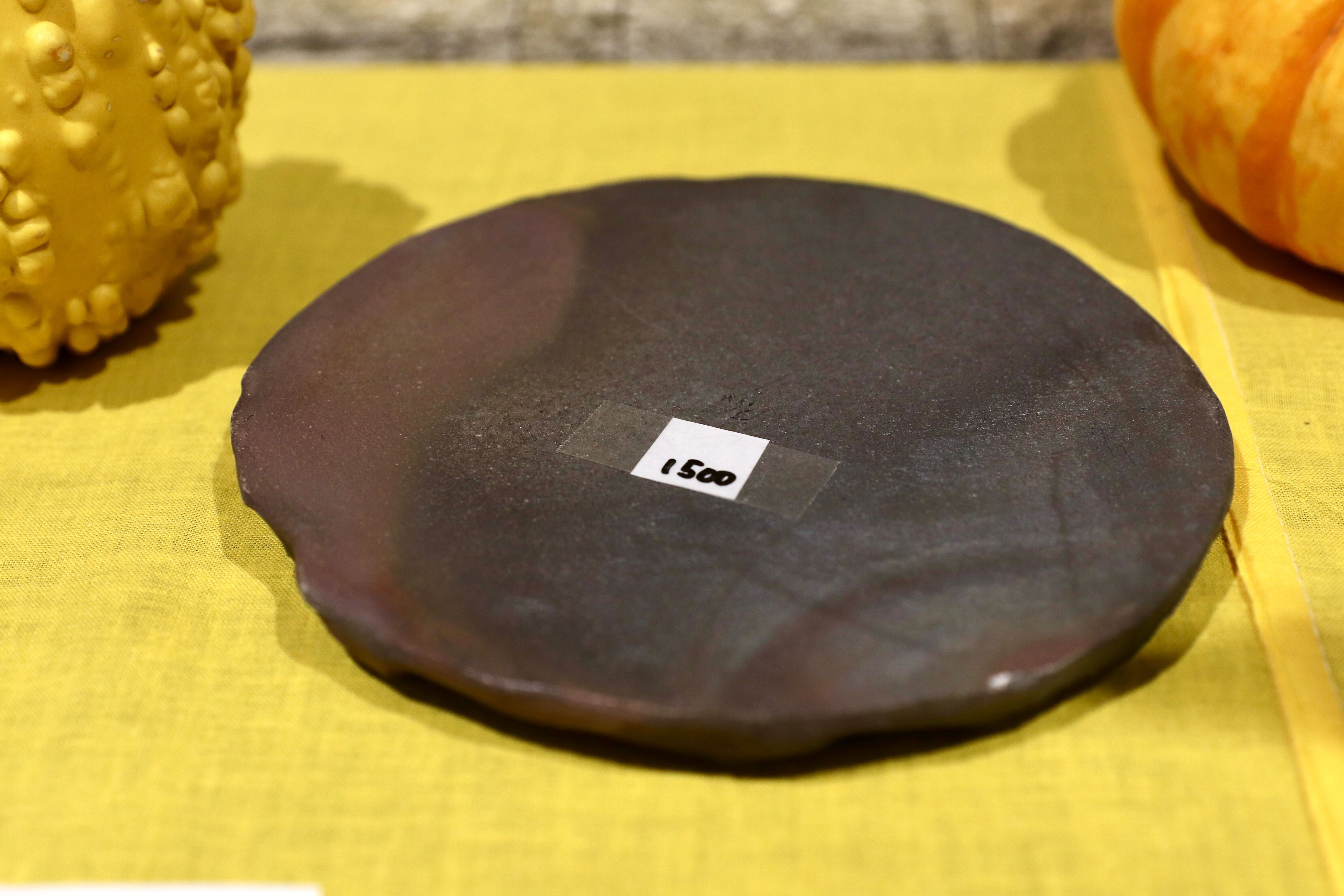 GMIO258○市野悟窯 市野哲次 丹波焼 丹波立杭焼 ソーサー コースター 伝統工芸