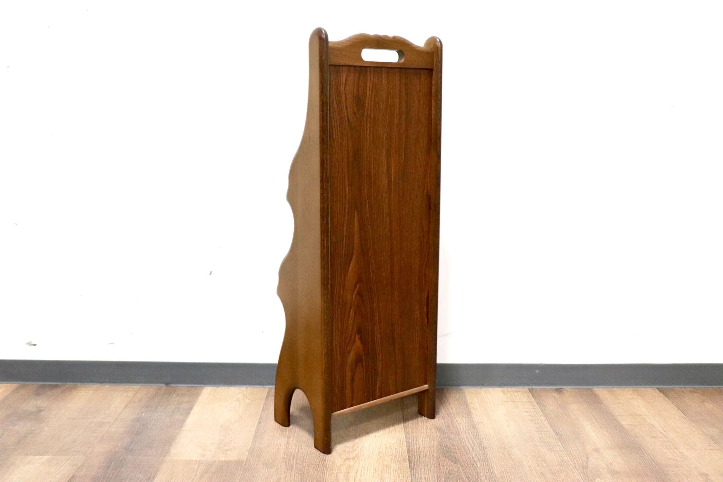 GMHH33C○karimoku / カリモク スリッパラック 収納ラック 玄関収納 スリッパ立て 収納棚 3段 レトロ ヴィンテージ 国産家具