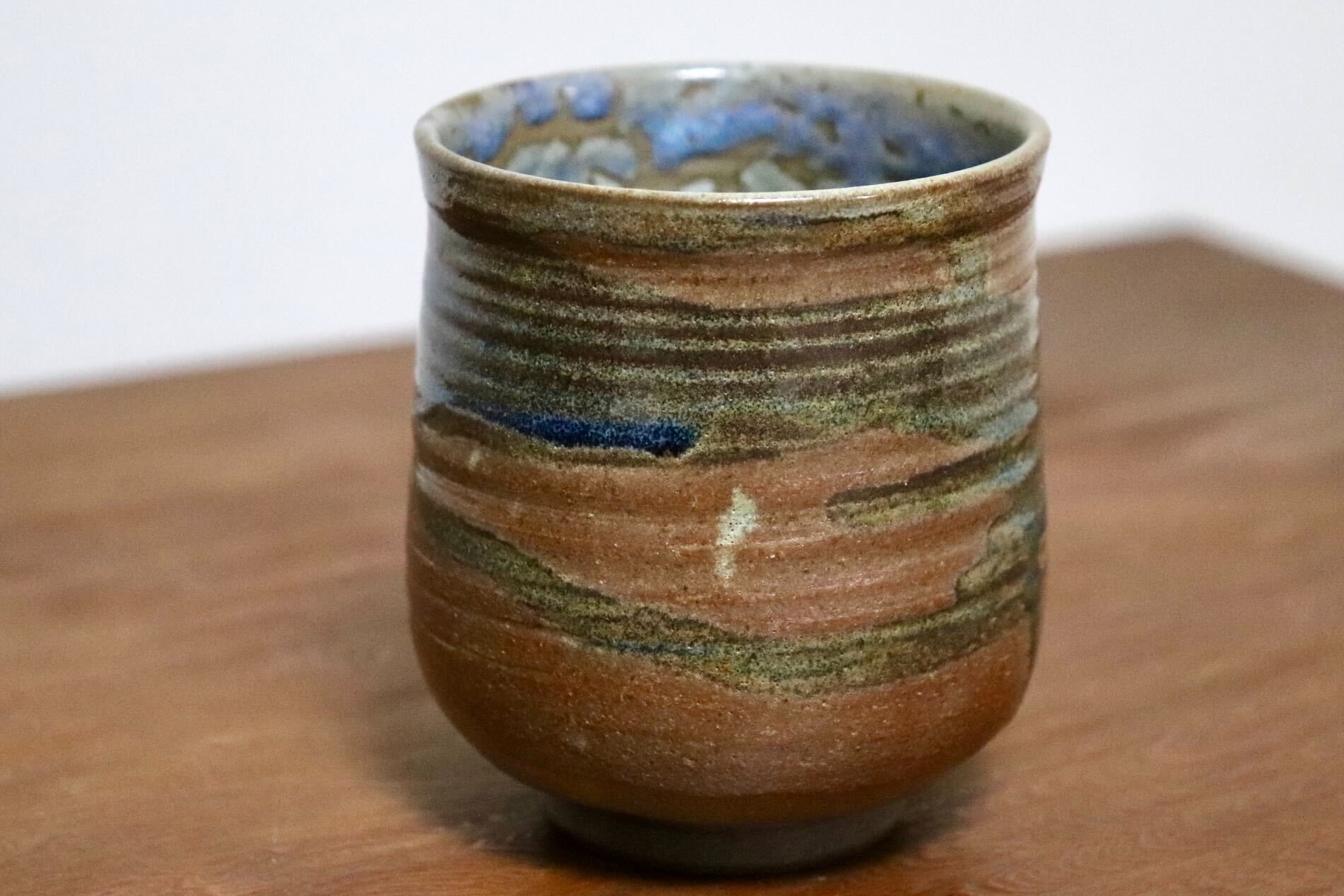 GMIO443C○千代市陶房 清水千代市 丹波焼 湯呑 陶器 丹波篠山 伝統工芸 未使用