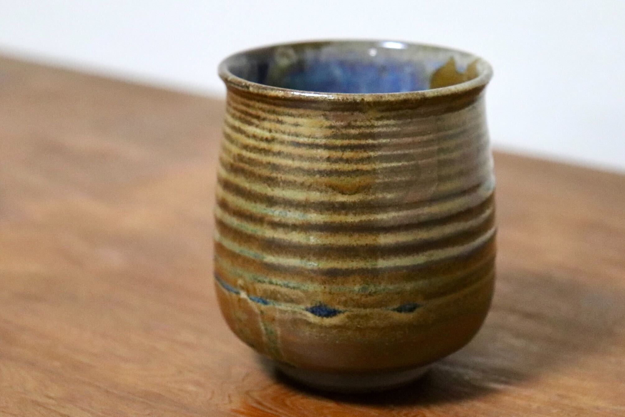 GMIO443D○千代市陶房 清水千代市 丹波焼 湯呑 陶器 丹波篠山 伝統工芸 未使用