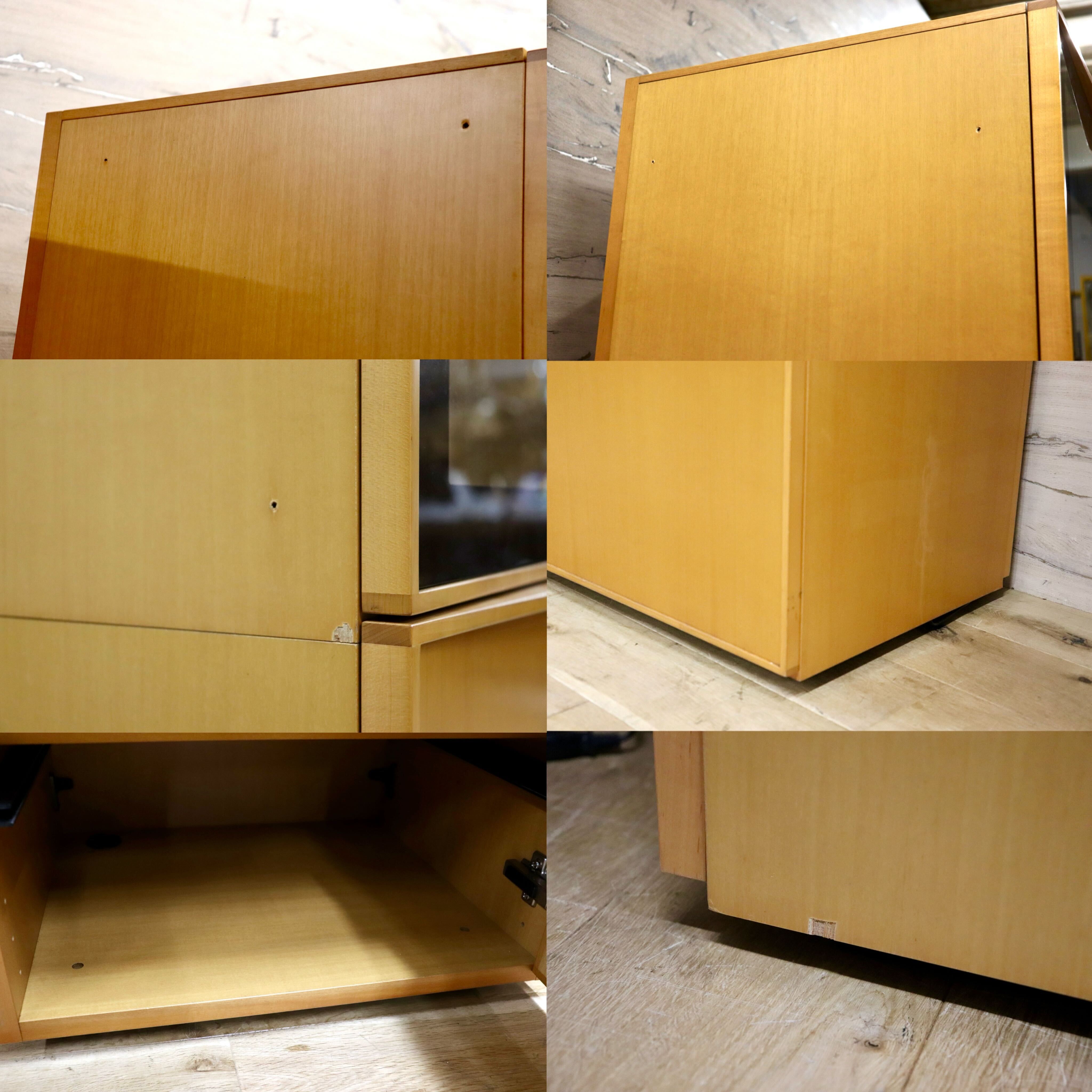 GMHH277○arflex / アルフレックス COMPOSER コンポーザー キャビネット 飾り棚 キュリオケース 収納棚 イタリアモダン 定価約84万