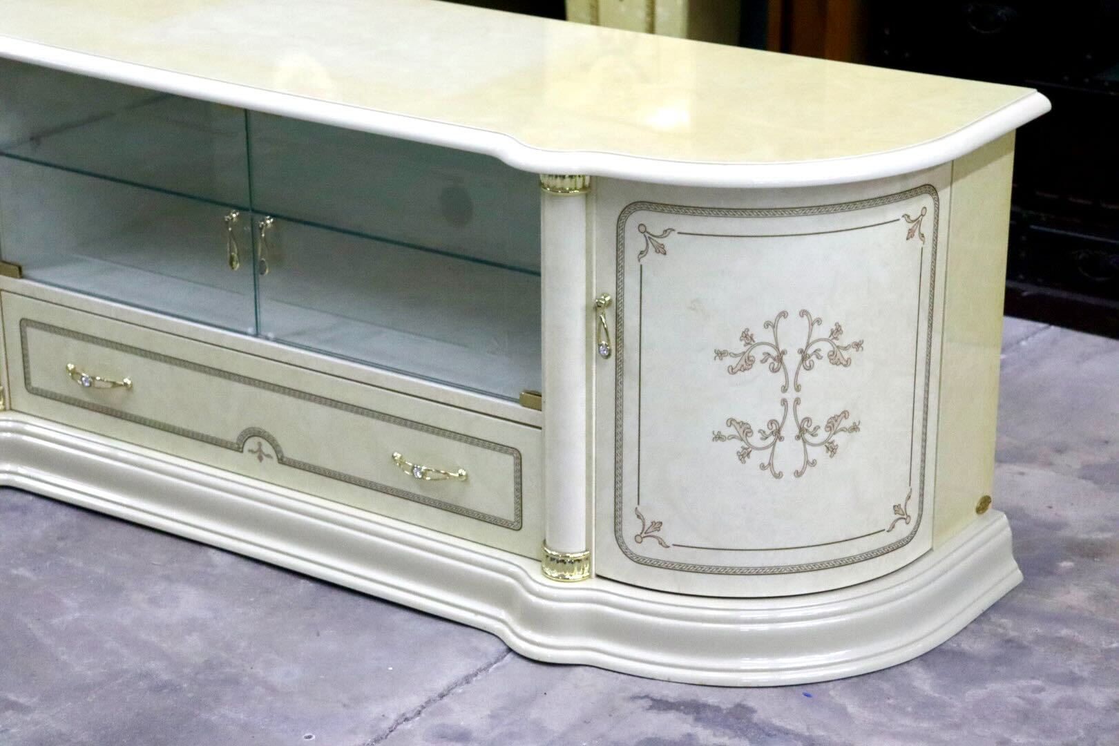 GMIS353A○SaltarelliMOBILI / サルタレッリモビリ フローレンス TVボード AVボード ローボード 輸入家具 ロココ調 イタリア 定価約34.4万