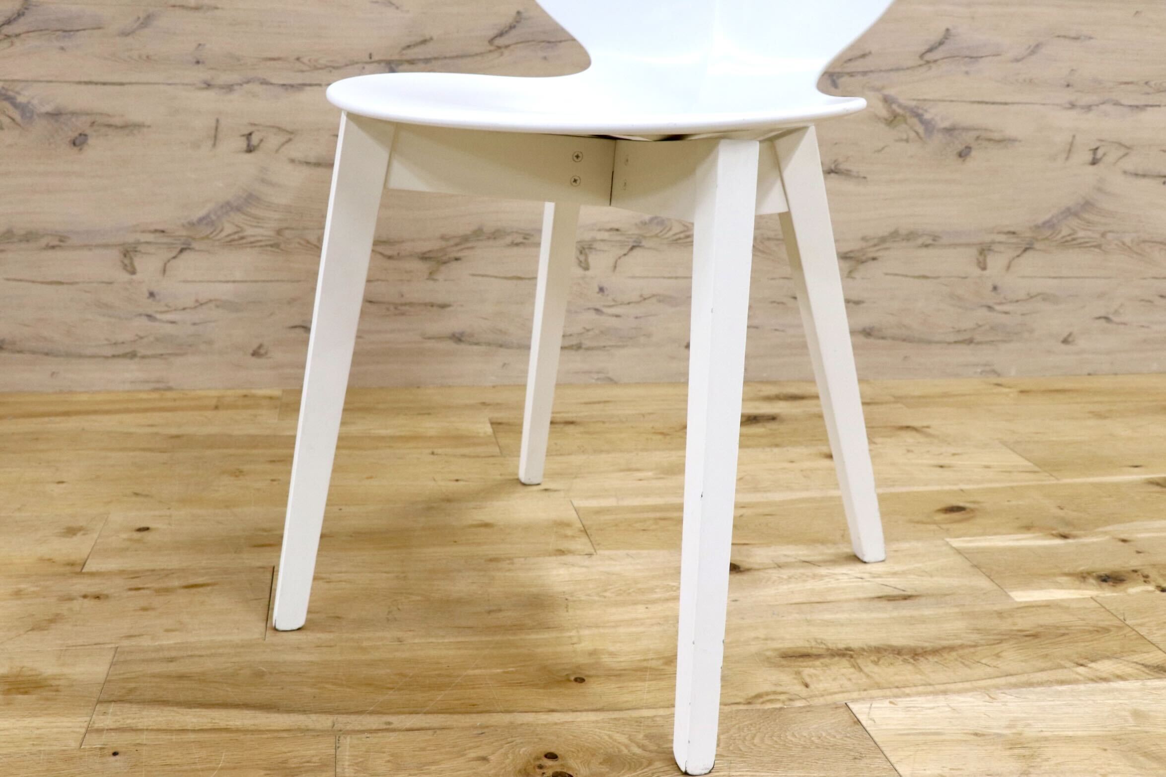 GMJH105A◯Calligaris / カリガリス BASIL W バジル ウッド ダイニングチェア アームレスチェア 椅子 イタリア モダン インテリア