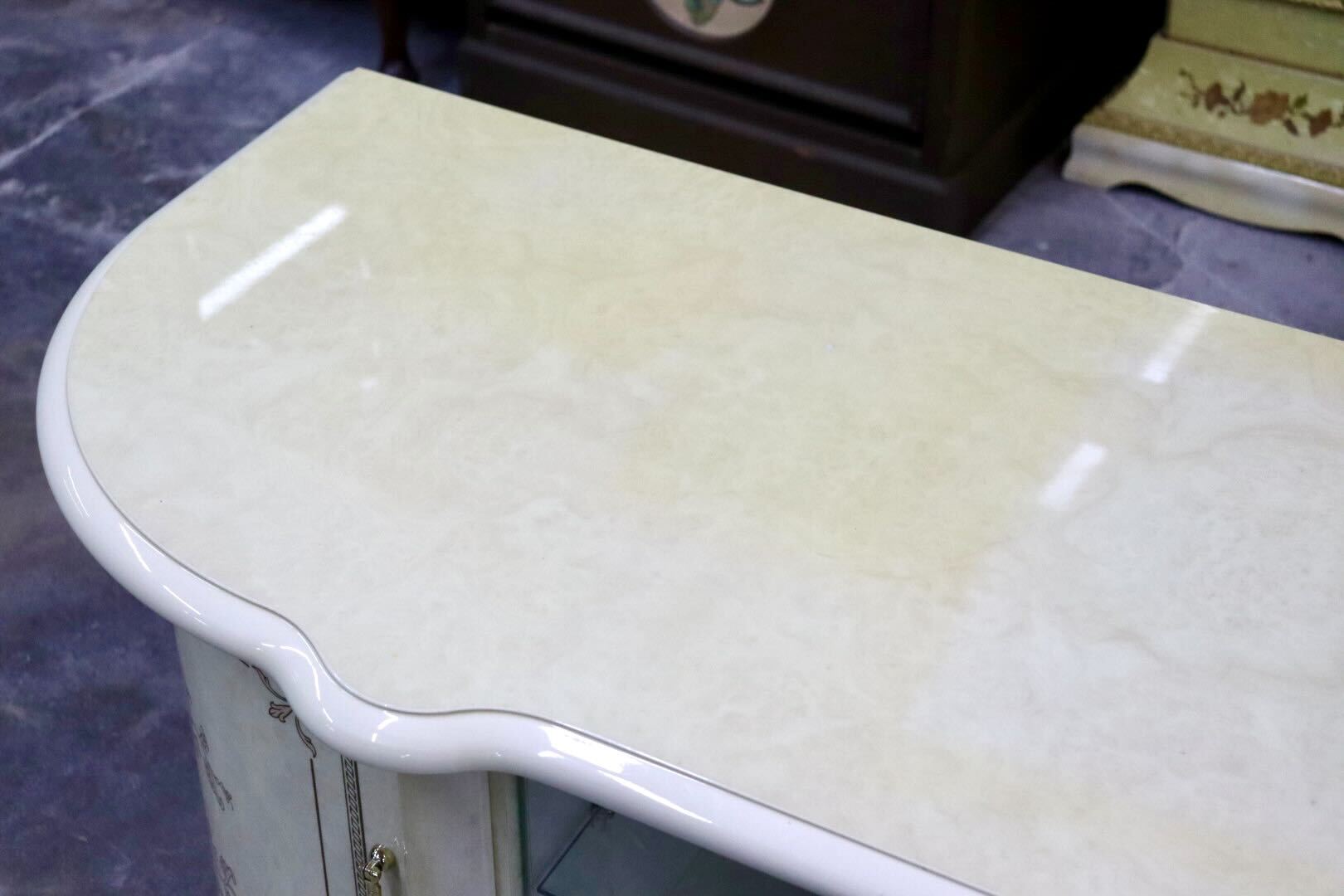 GMIS353A○SaltarelliMOBILI / サルタレッリモビリ フローレンス TVボード AVボード ローボード 輸入家具 ロココ調 イタリア 定価約34.4万