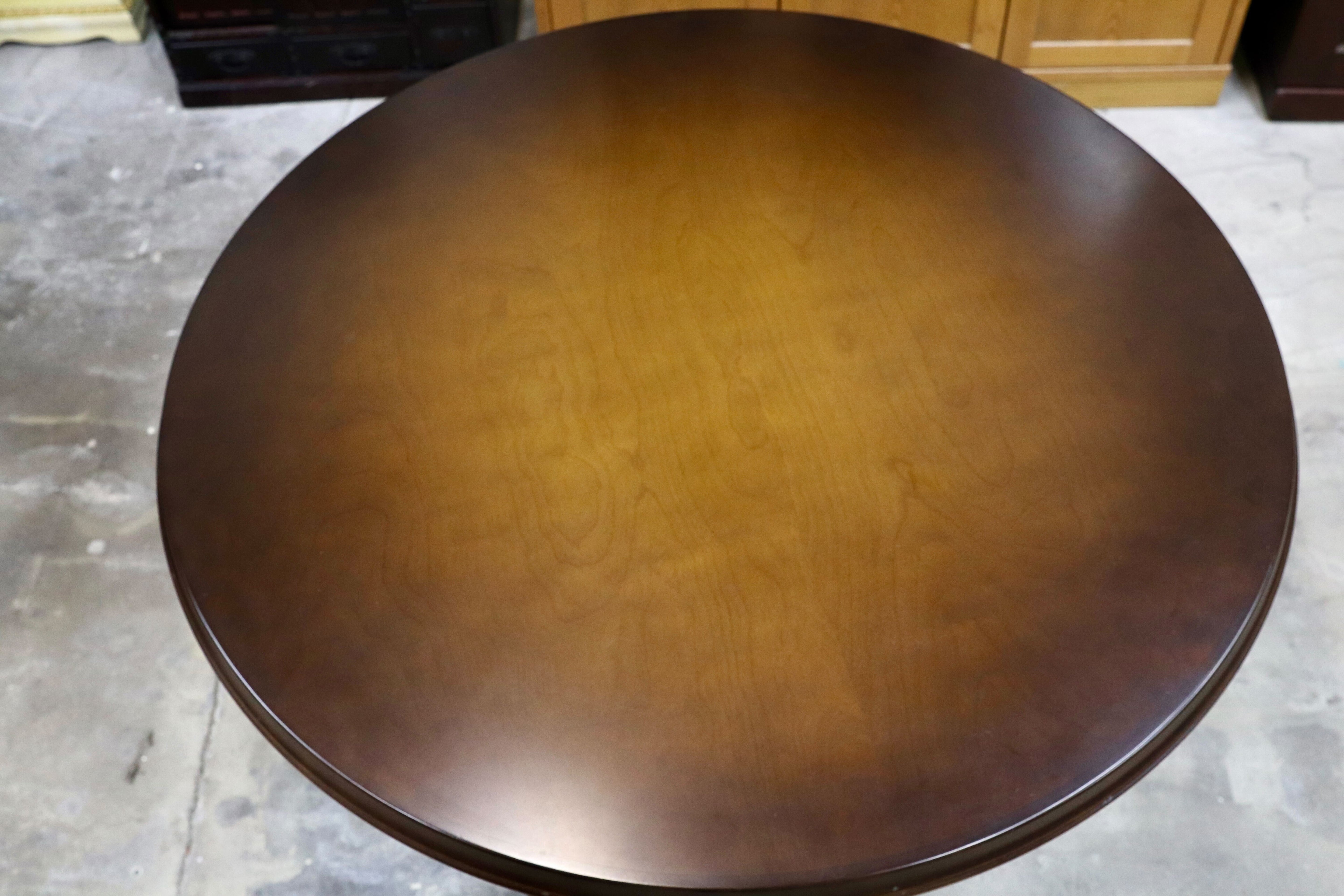 GMIH309○飛騨産業 / HIDA キツツキ ラウンドテーブル ダイニングテーブル 食卓テーブル レトロ カフェ 円卓 穂高 アンティーク 定価約22万