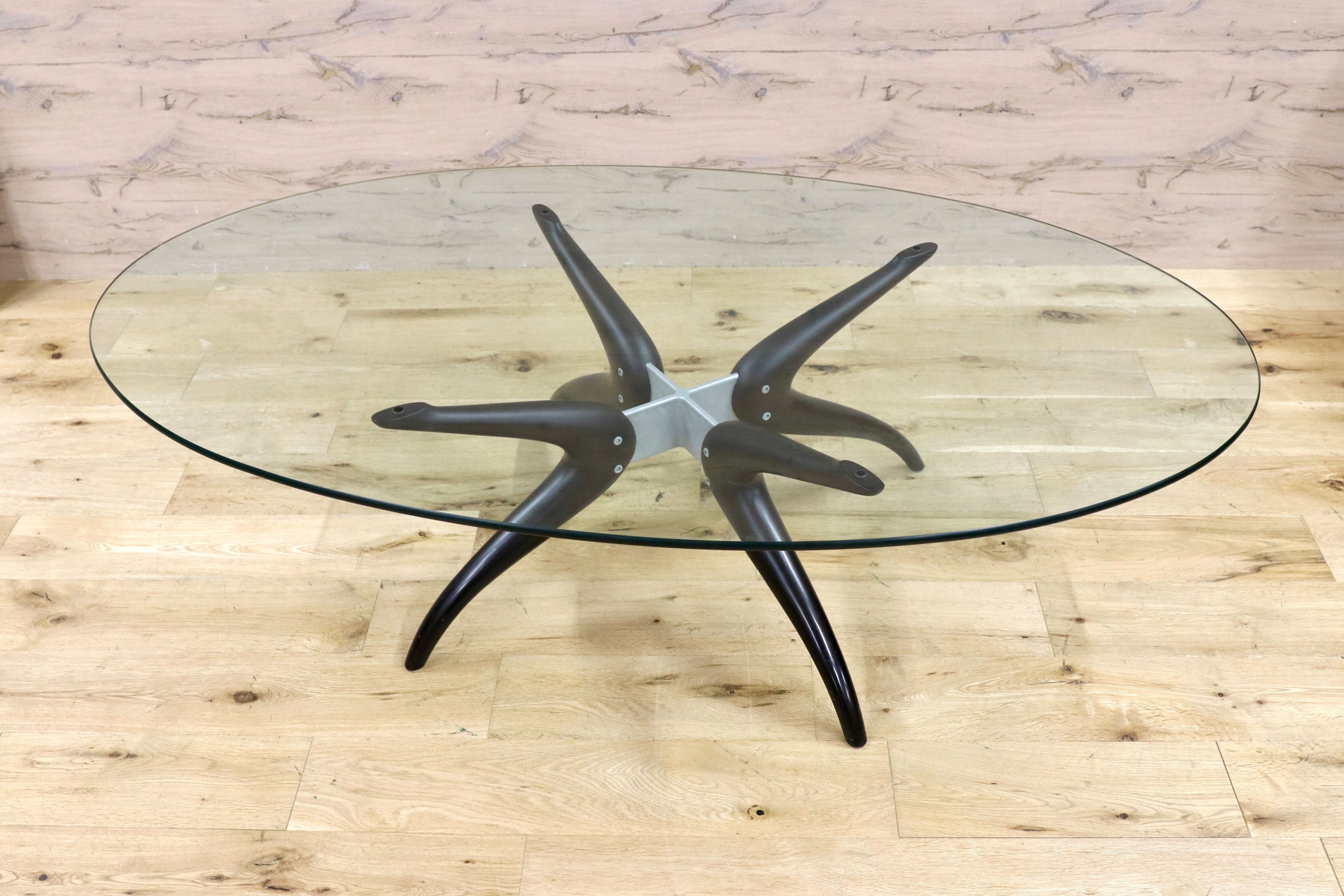 GMHH61○porada / ポラダ DENUO デヌオ リビングテーブル センターテーブル ガラス製 ACTUS アクタス 希少 廃番