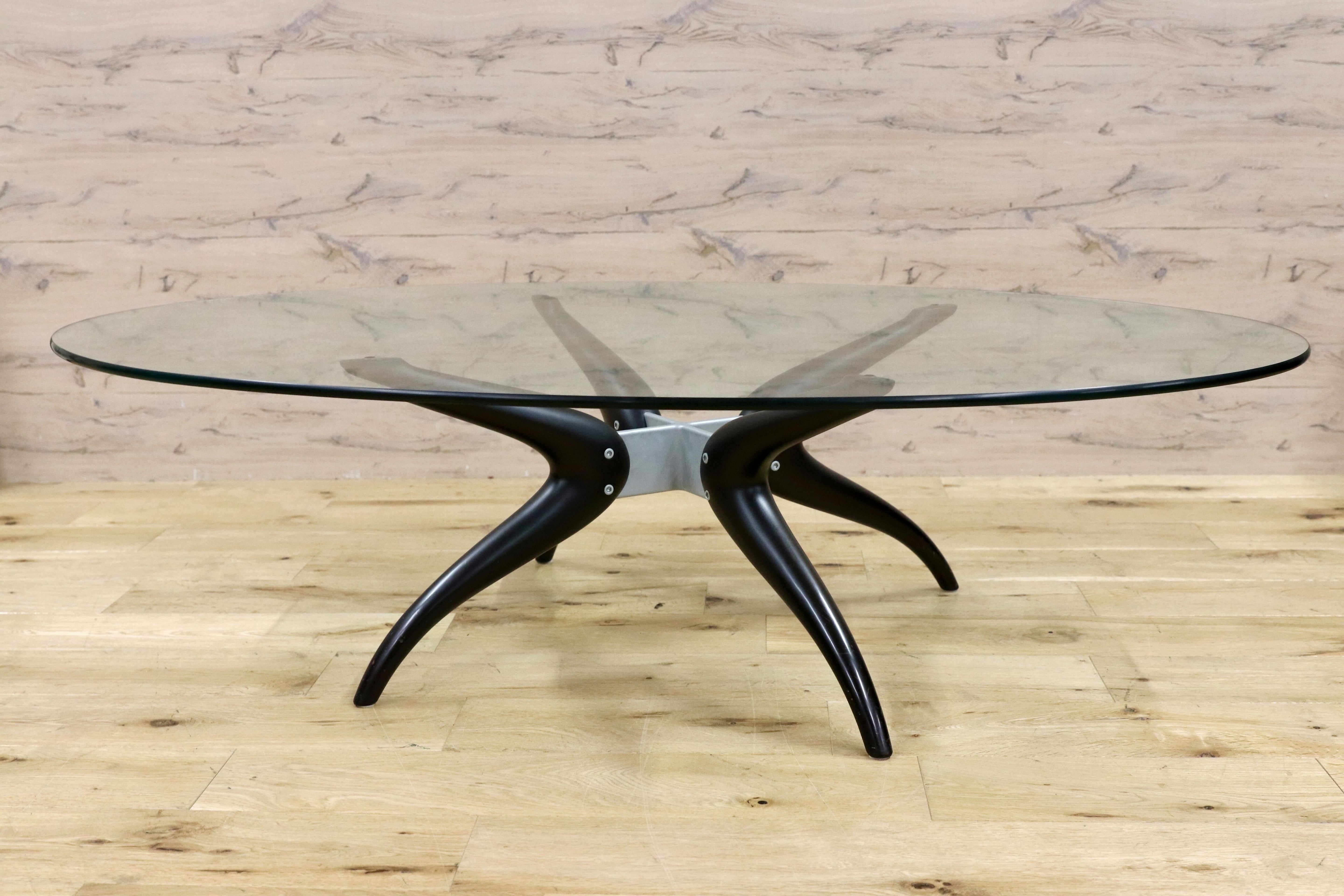 GMHH61○porada / ポラダ DENUO デヌオ リビングテーブル センターテーブル ガラス製 ACTUS アクタス 希少 廃番