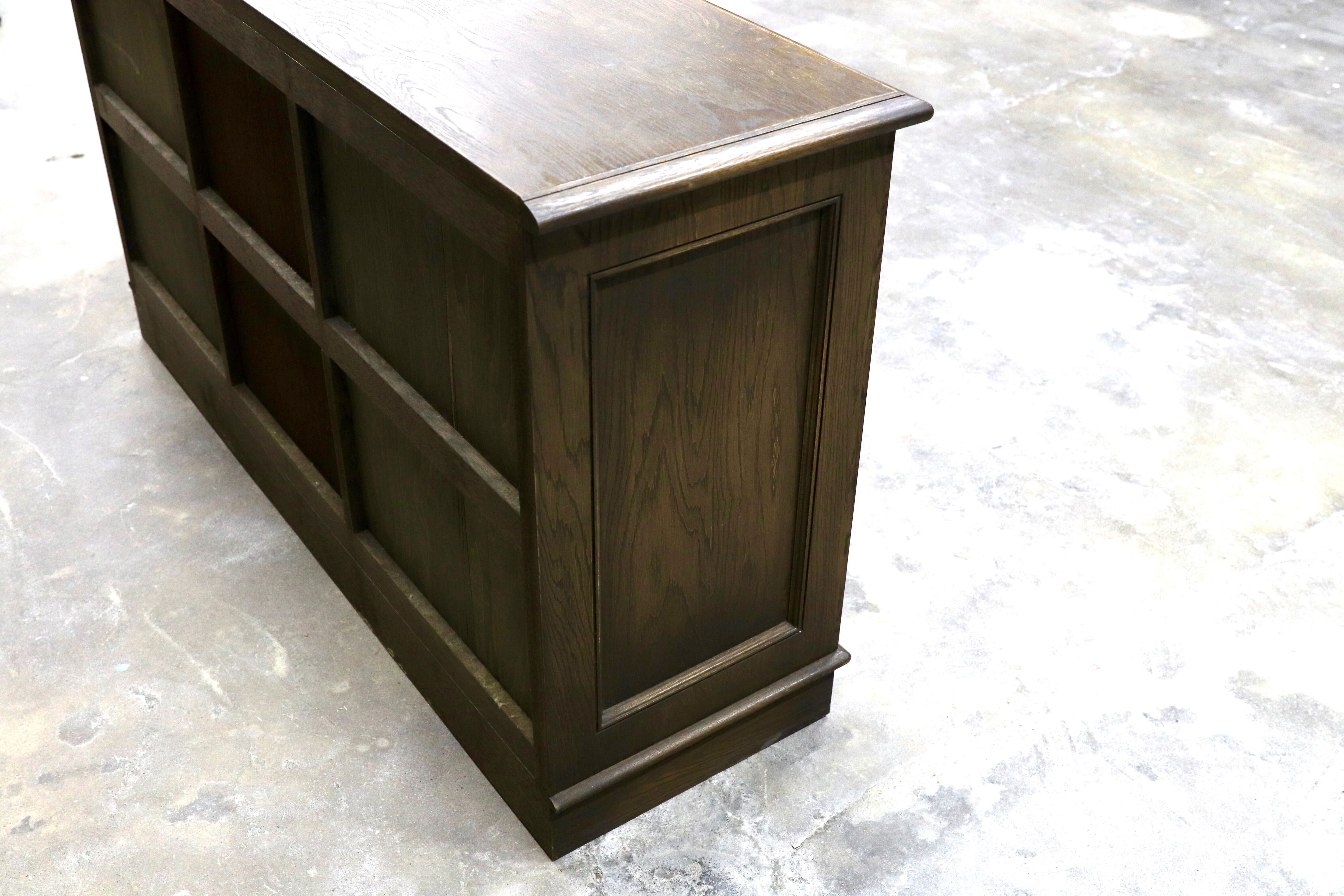 GMIK626○神戸洋家具 永田良介商店 サイドボード リビングボード 楢材 英国カントリー クラシック ヴィンテージ アンティーク