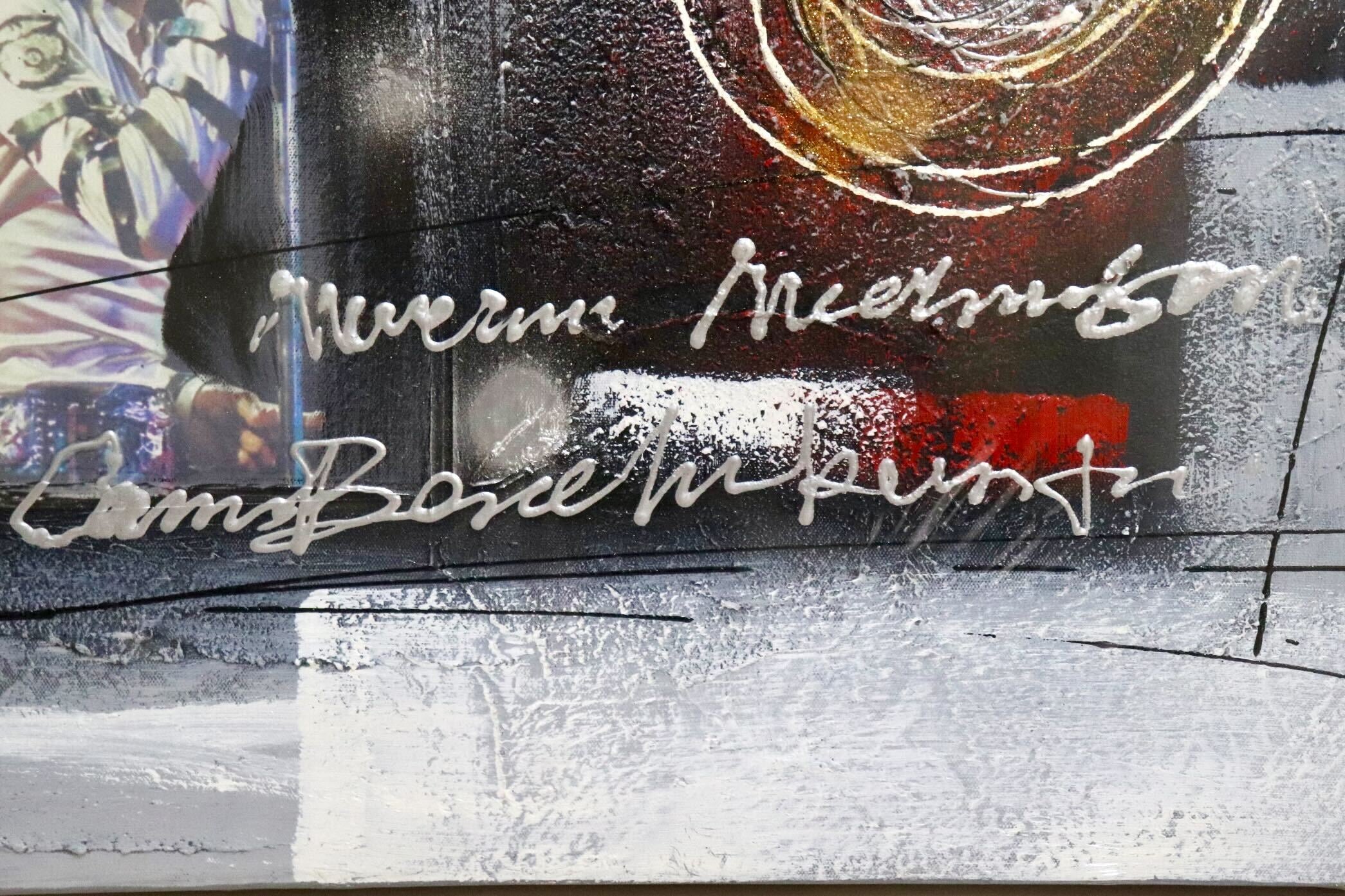 GMIK749E◯マイケル・ジャクソン アートパネル 大型 インテリアボード コラージュアート