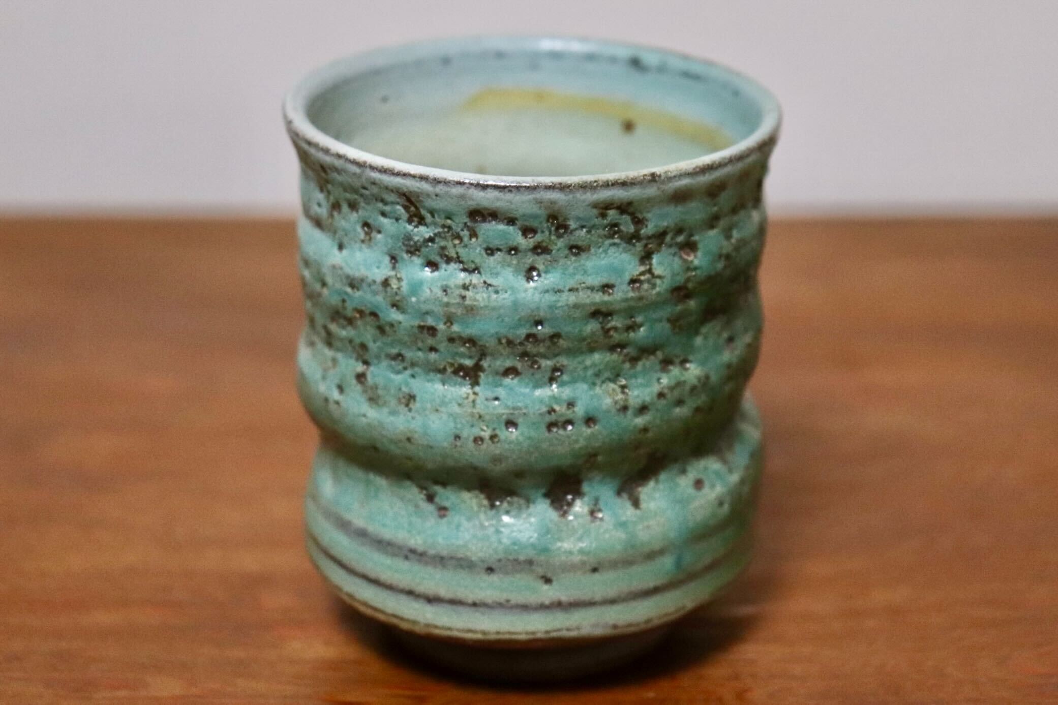 GMIO443F○千代市陶房 清水千代市 丹波焼 湯呑 陶器 丹波篠山 伝統工芸 未使用