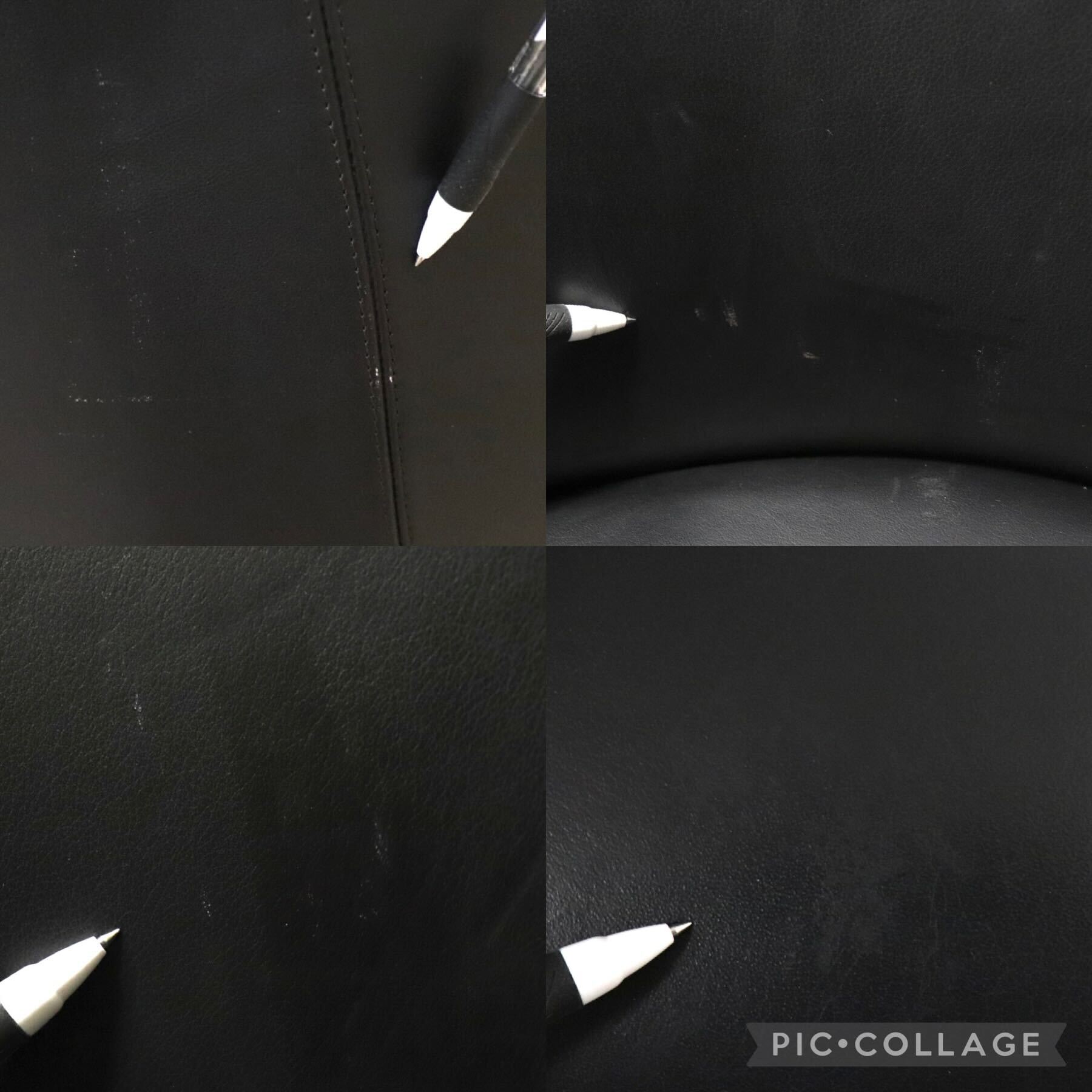 GMHK281B○PoltronaFrau / ポルトローナフラウ インターヴィスタ ラウンジチェア 椅子 イタリア製 黒 本革 レザー IDC大塚家具 定価約51万