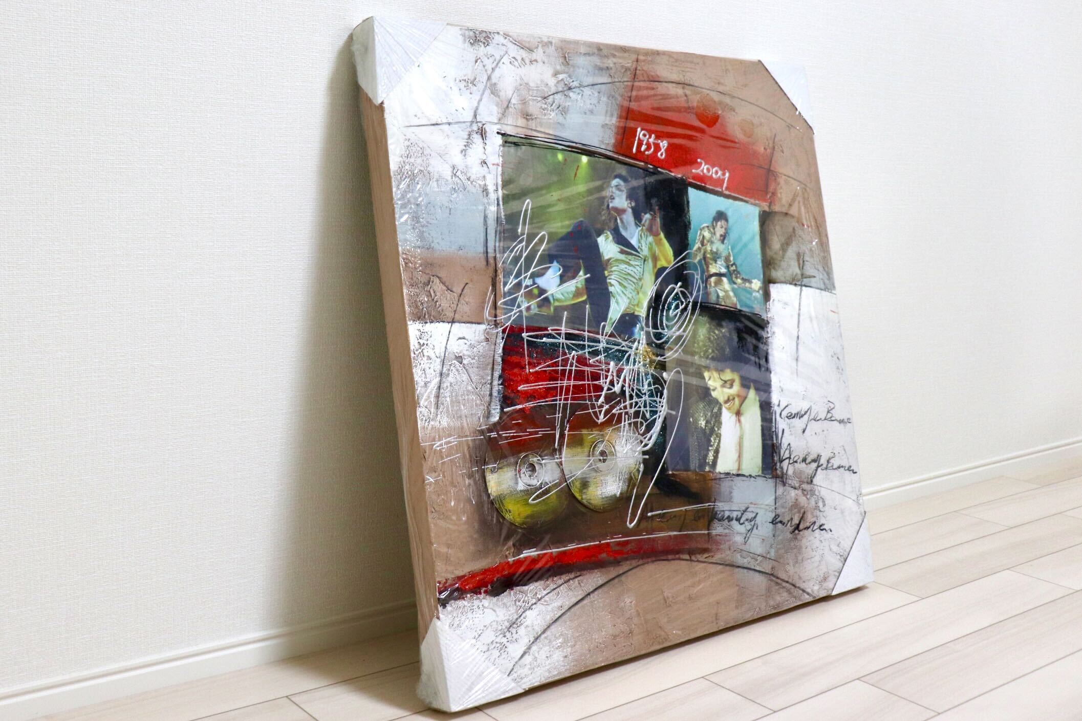 GMIK749G◯マイケル・ジャクソン アートパネル 大型 インテリアボード コラージュアート