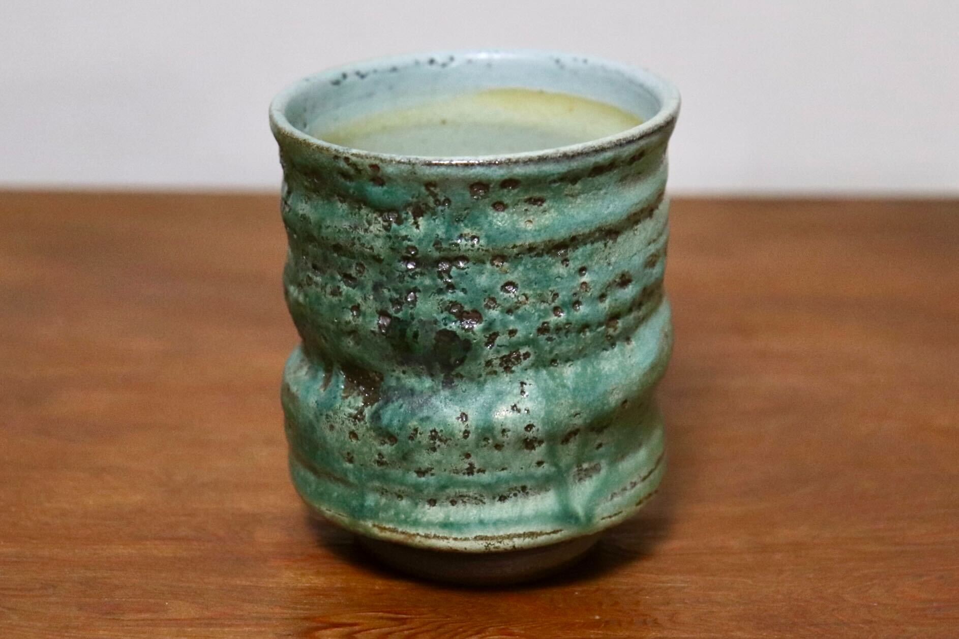 GMIO443F○千代市陶房 清水千代市 丹波焼 湯呑 陶器 丹波篠山 伝統工芸 未使用