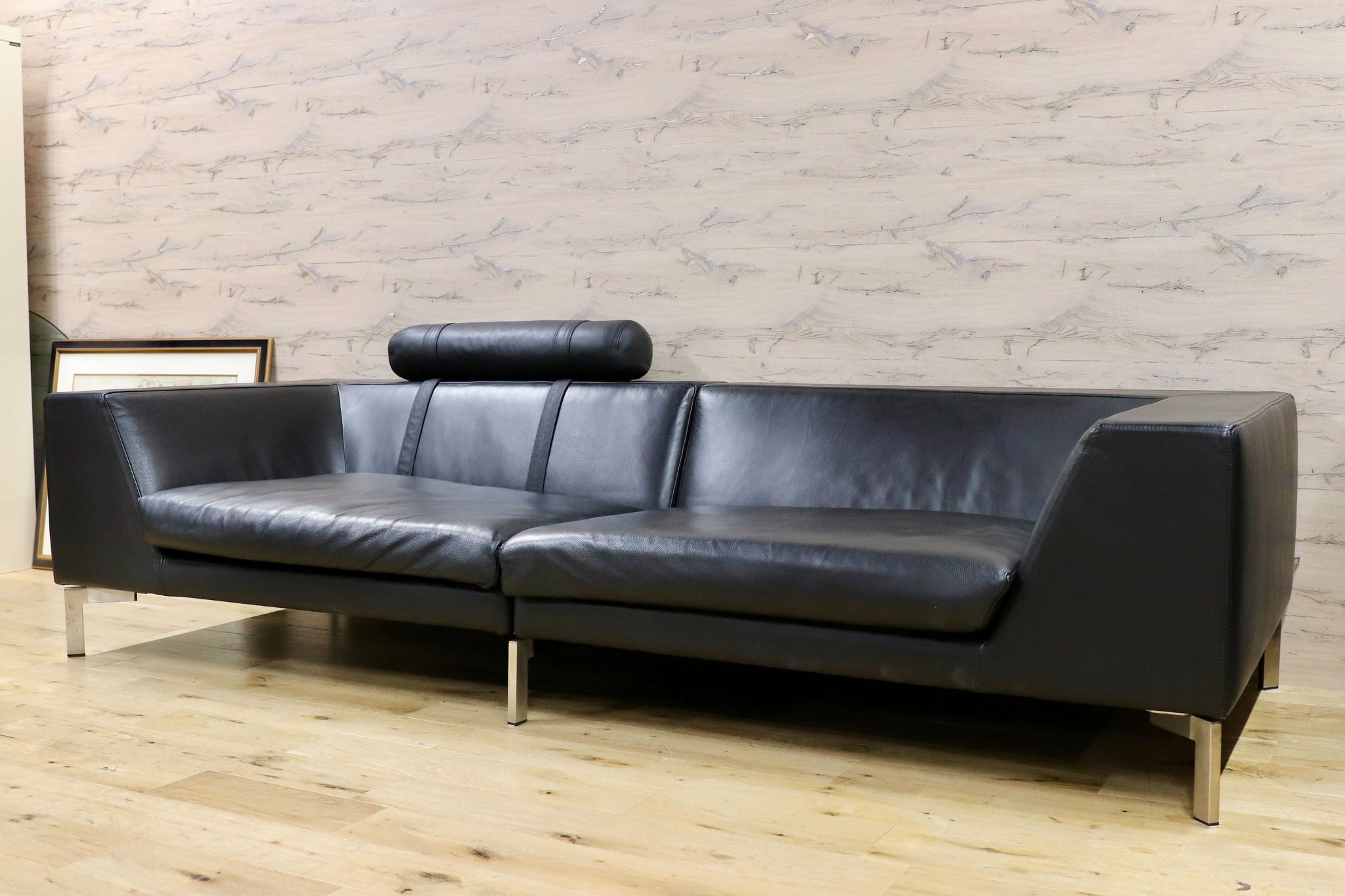 GMHH62○eilersen / アイラーセン ORION SOFA オリオンソファ 黒総革 3 