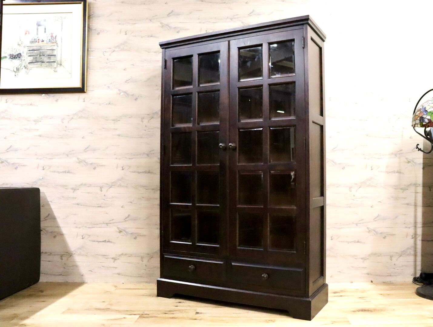 GMHN61○北海道民芸家具 本棚 書棚 ブックシェルフ 飾り棚  