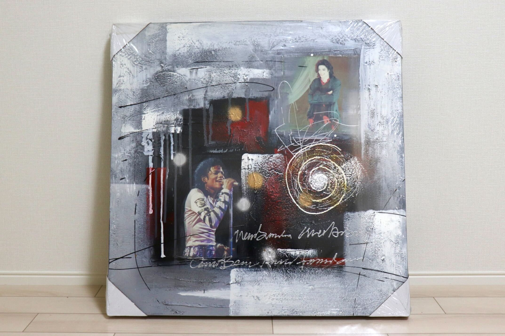 GMIK749I◯マイケル・ジャクソン アートパネル 大型 インテリアボード コラージュアート