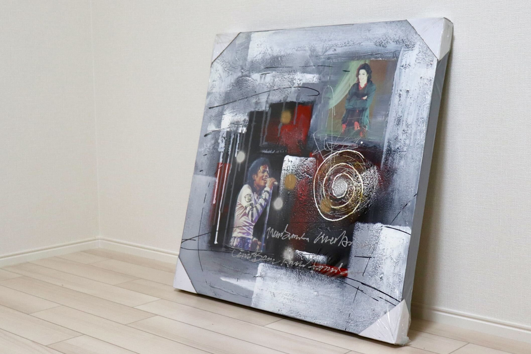 GMIK749I◯マイケル・ジャクソン アートパネル 大型 インテリアボード コラージュアート