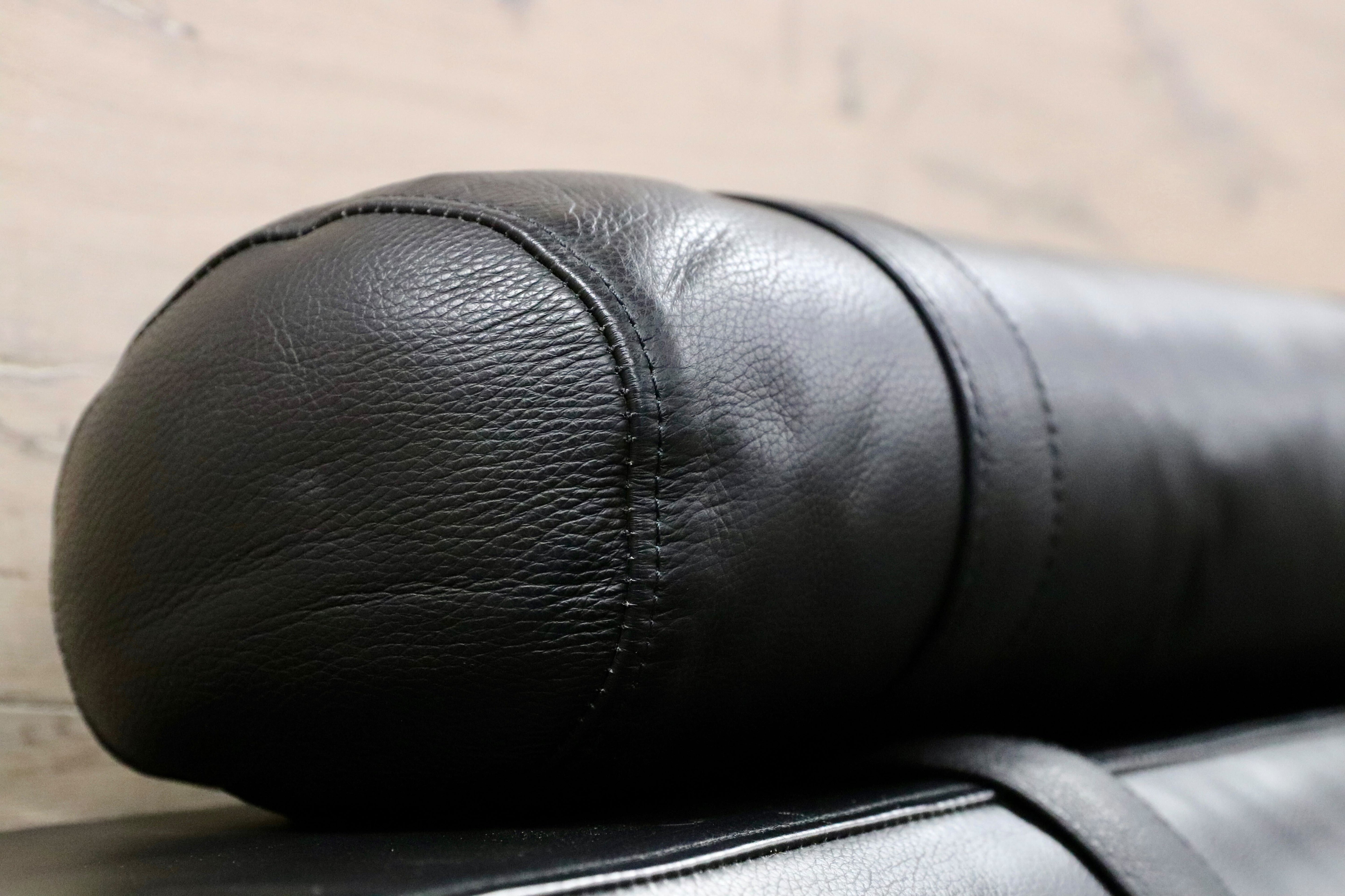 GMHH62○eilersen / アイラーセン ORION SOFA オリオンソファ 黒総革 3人掛けソファ トリプルソファ 北欧 デンマーク ACTUS 約140万