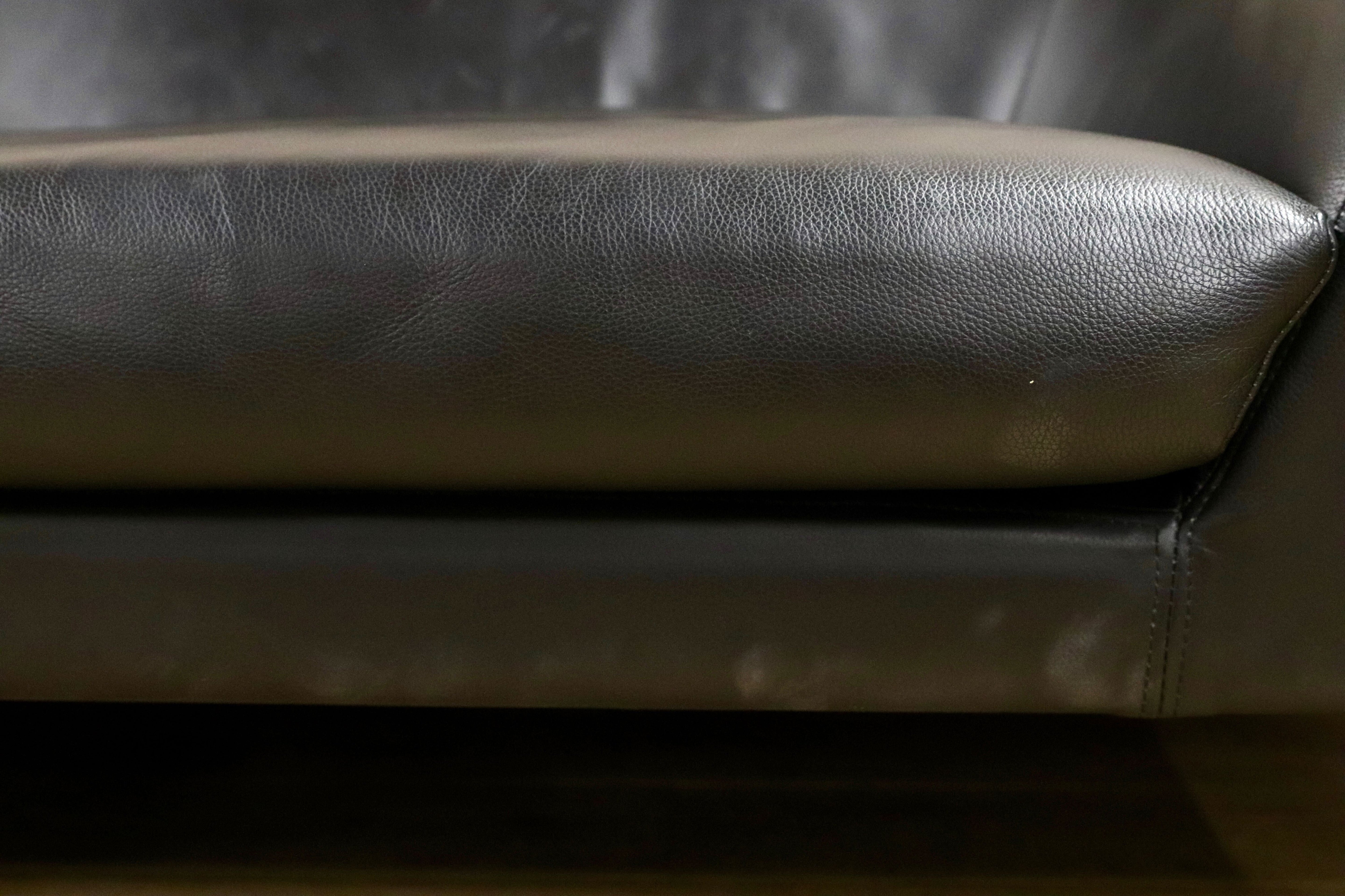 GMHH62○eilersen / アイラーセン ORION SOFA オリオンソファ 黒総革 3人掛けソファ トリプルソファ 北欧 デンマーク ACTUS 約140万