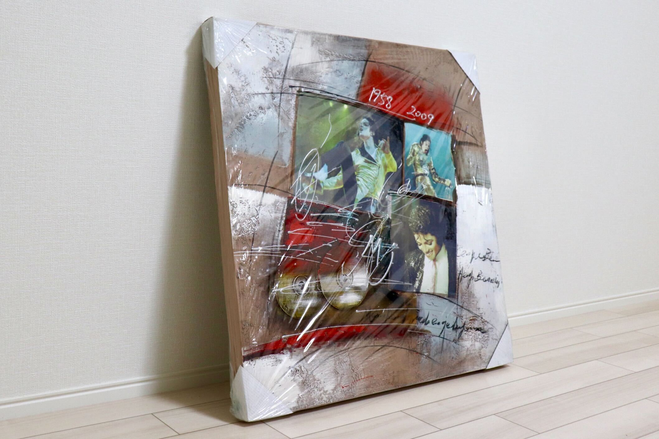 GMIK749K◯マイケル・ジャクソン アートパネル 大型 インテリアボード コラージュアート