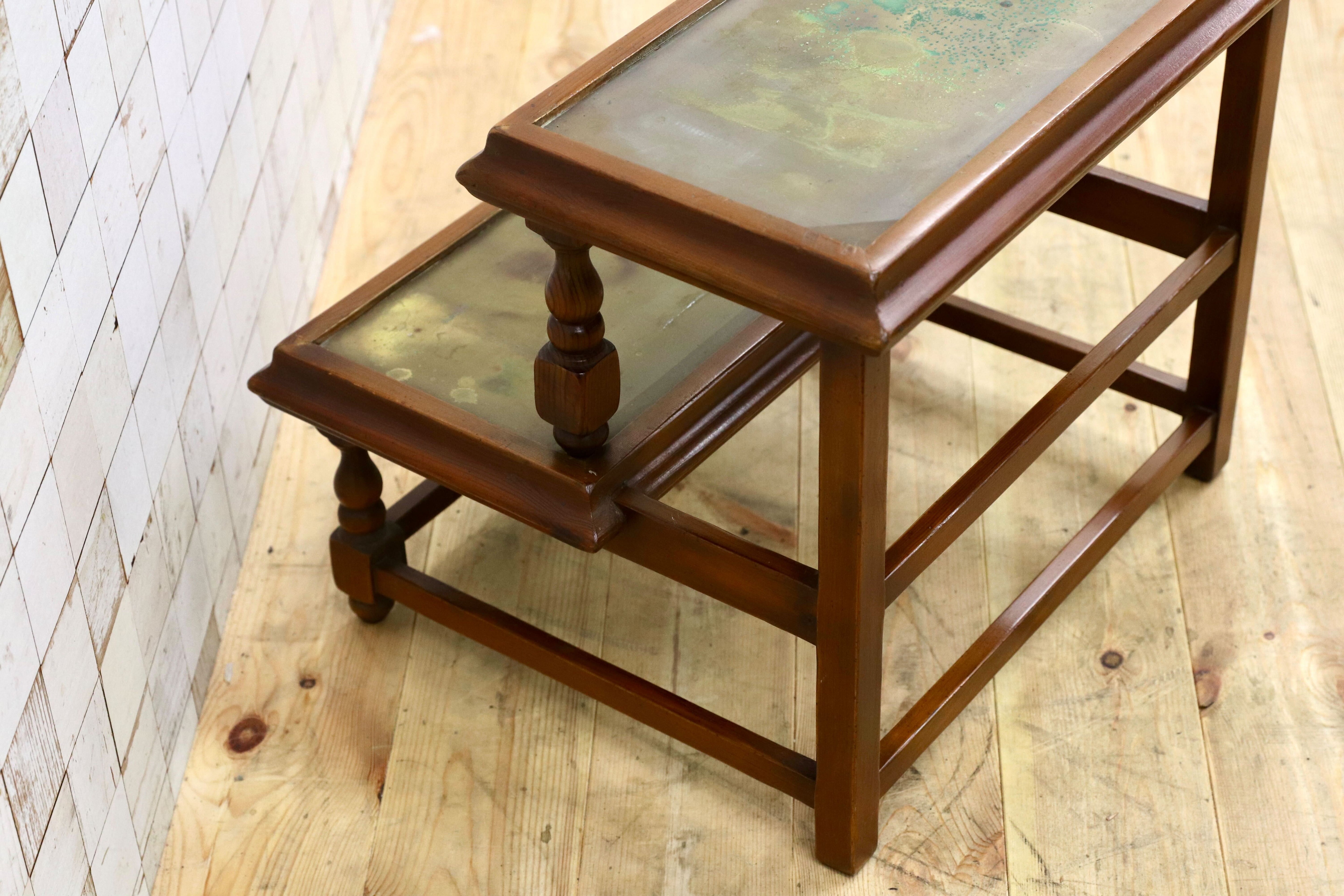 GMIO35E○スペイン製 ヴィンテージ 花台 飾り台 サイドテーブル クラシック 検) バロッサバレンティ