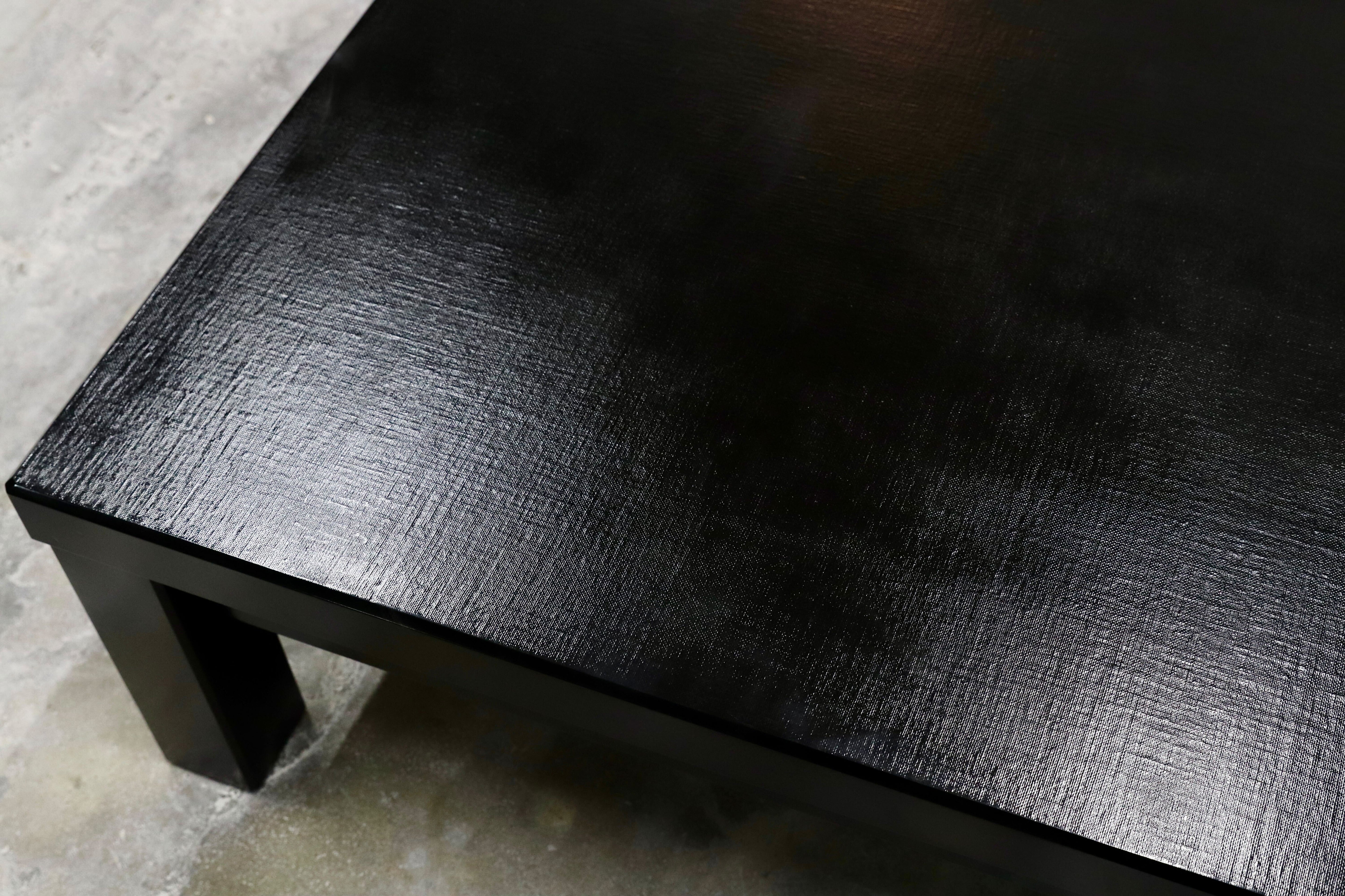 GMHN187○モリシゲ / MORISHIGE 諏訪 最高峰 座卓 センターテーブル リビングテーブル ローテーブル ブラック 和モダン IDC大塚家具 展示品