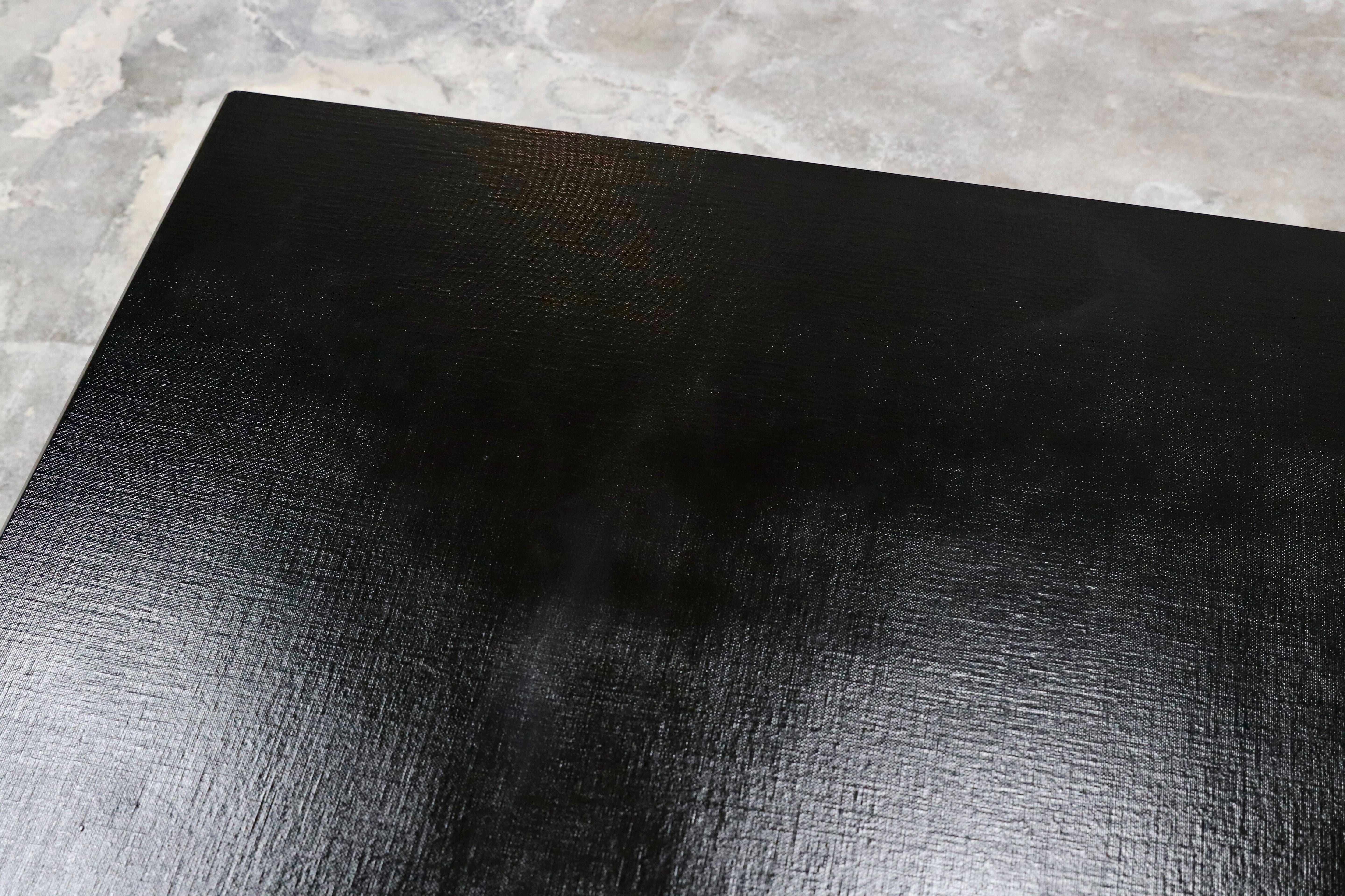 GMHN187○モリシゲ / MORISHIGE 諏訪 最高峰 座卓 センターテーブル リビングテーブル ローテーブル ブラック 和モダン IDC大塚家具 展示品