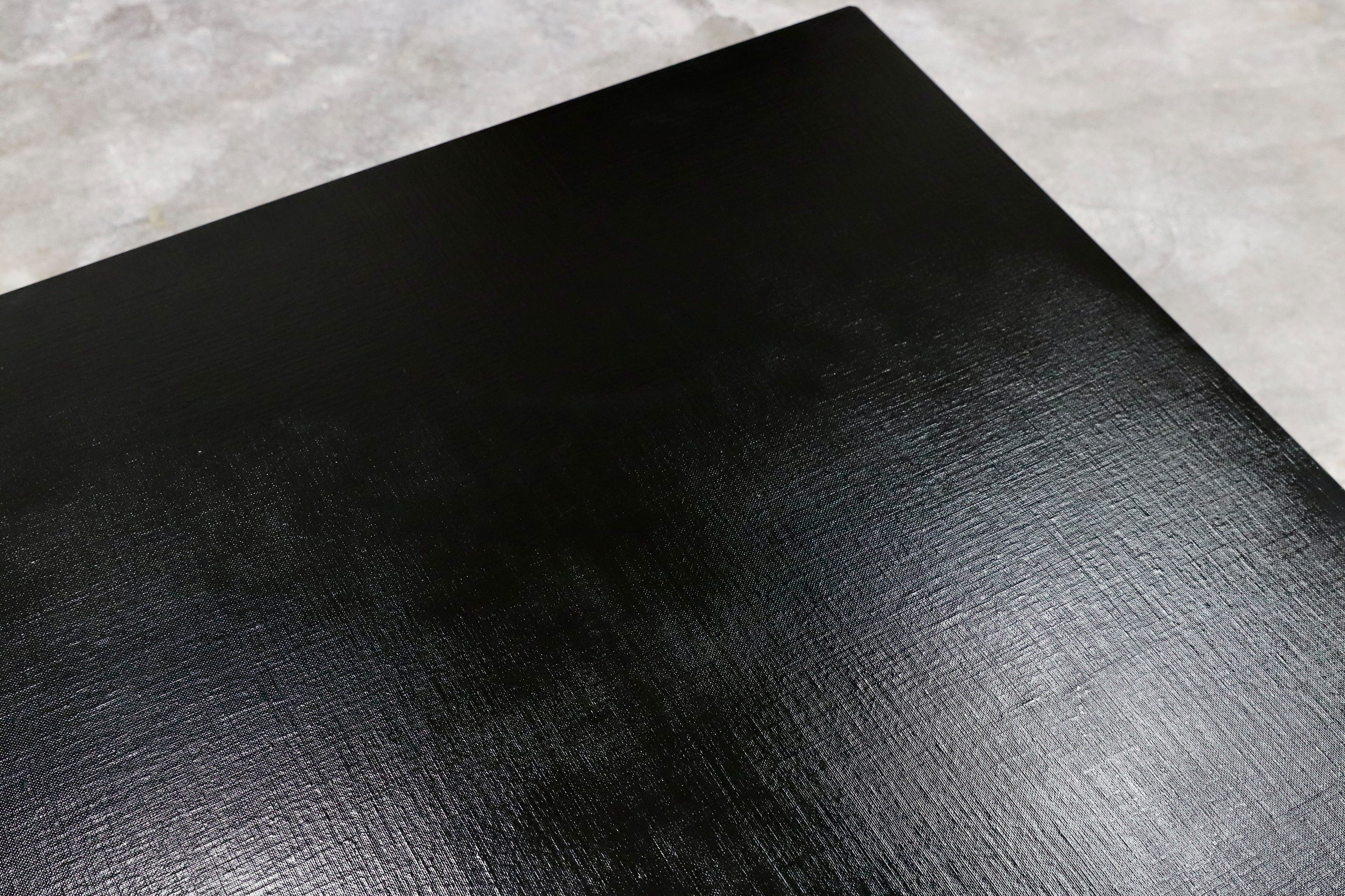 GMHN187○モリシゲ / MORISHIGE 諏訪 最高峰 座卓 センターテーブル リビングテーブル ローテーブル ブラック 和モダン IDC大塚家具 展示品