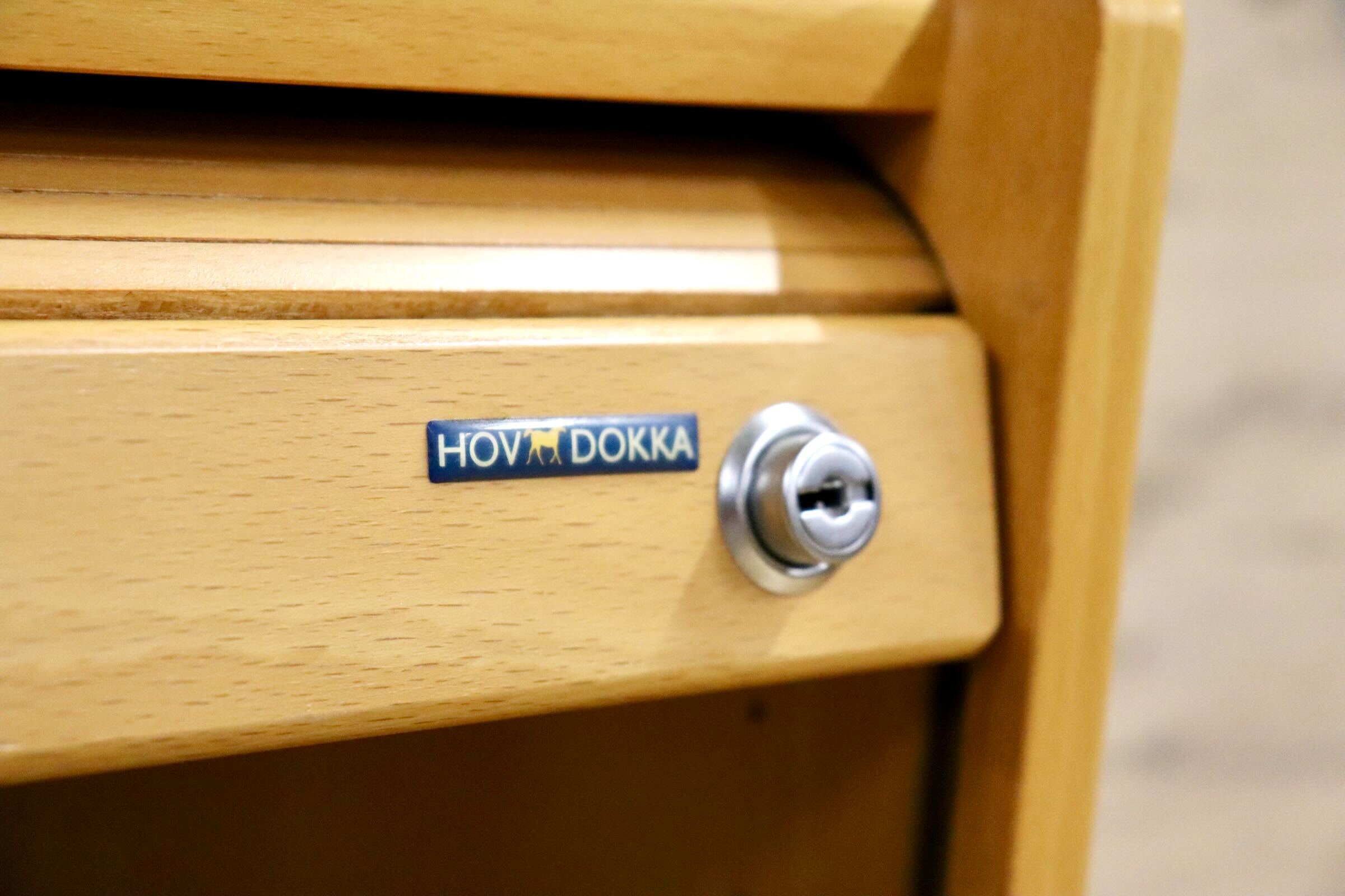 GMHH94C○HOV DOKKA / ホブドッカ キャビネット ロールアップ 型 蛇腹 収納棚 オフィス 什器 北欧 ノルウェー ナチュラル 北欧ヴィンテージ