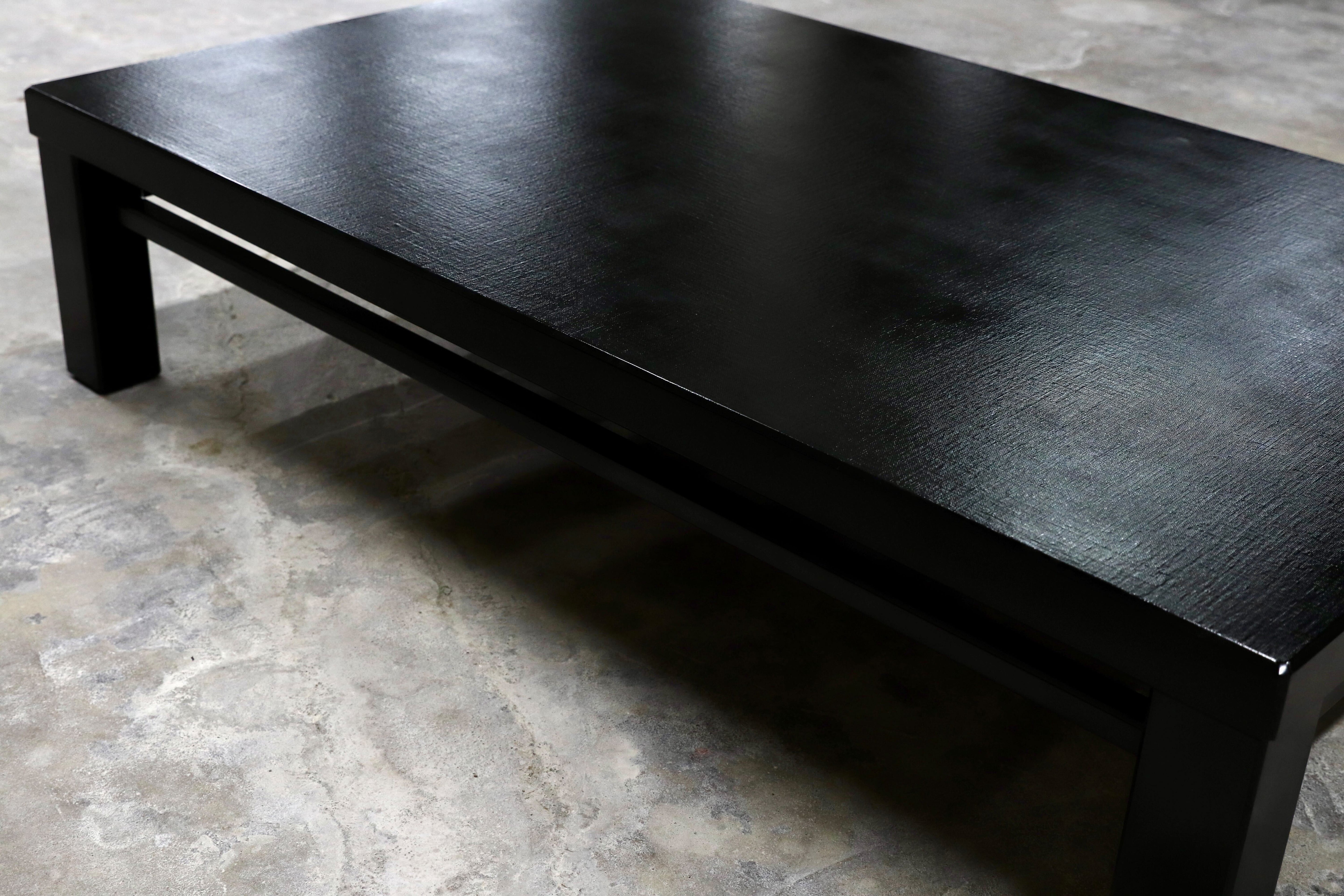 GMHN187○モリシゲ / MORISHIGE 諏訪 最高峰 座卓 センターテーブル リビングテーブル ローテーブル ブラック 和モダン IDC大塚家具 展示品