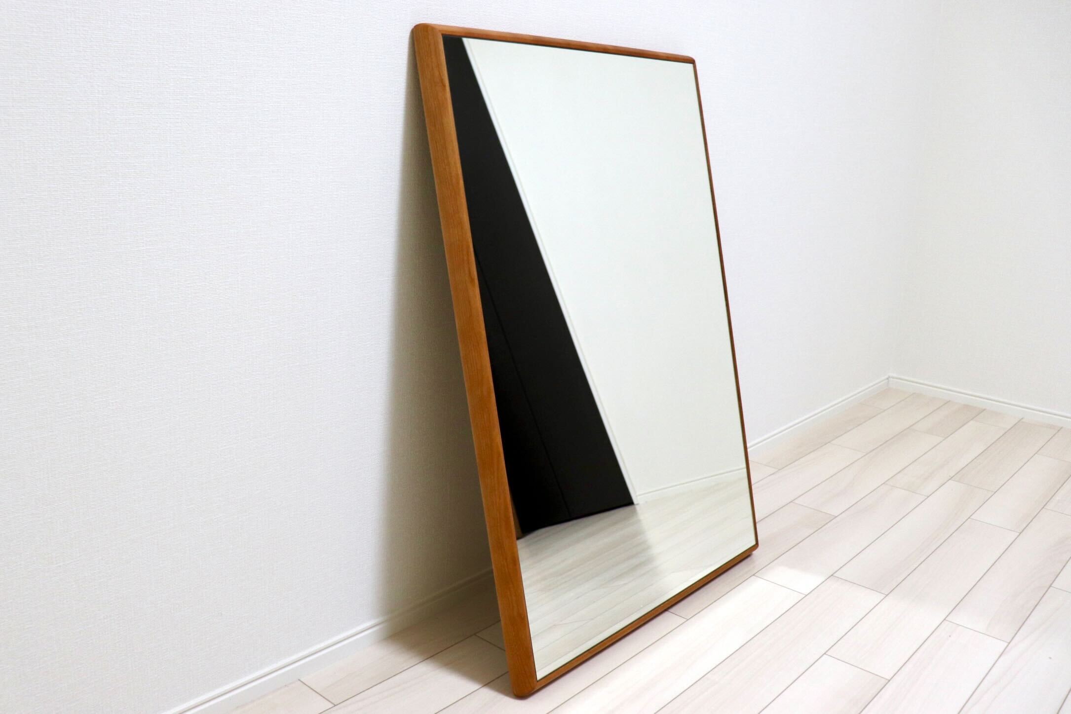 GMIH415B○SENNOKI / センノキ ステラシリーズ ウォールミラー 壁掛けミラー 全身鏡 鏡 姿見 ミラー アメリカンチェリー材 定価約3万