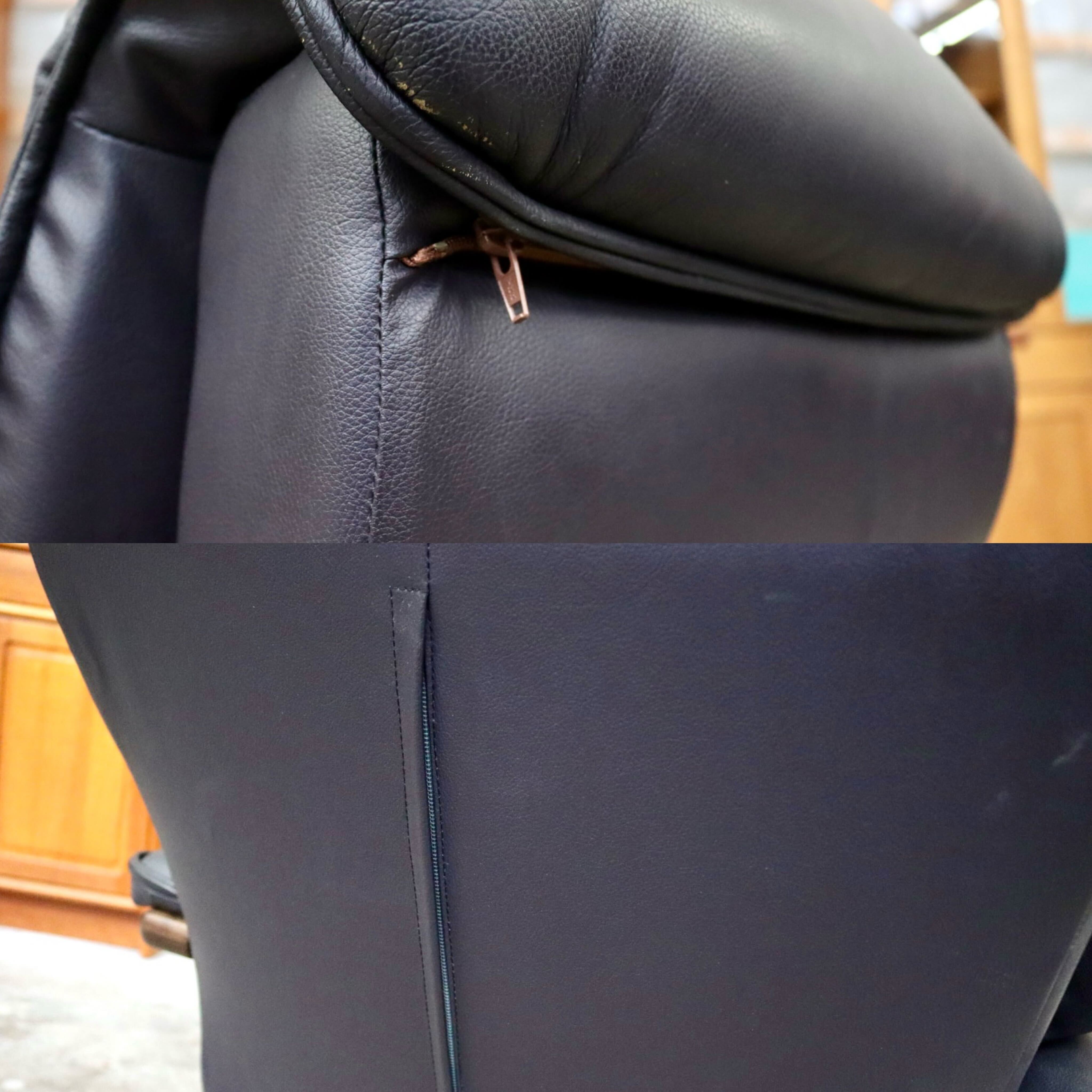 GMIK212○冨士ファニチア / FUJI FURNITURE リクライニングソファ シングルソファ アームチェア 回転椅子 レザー モダン 国産家具