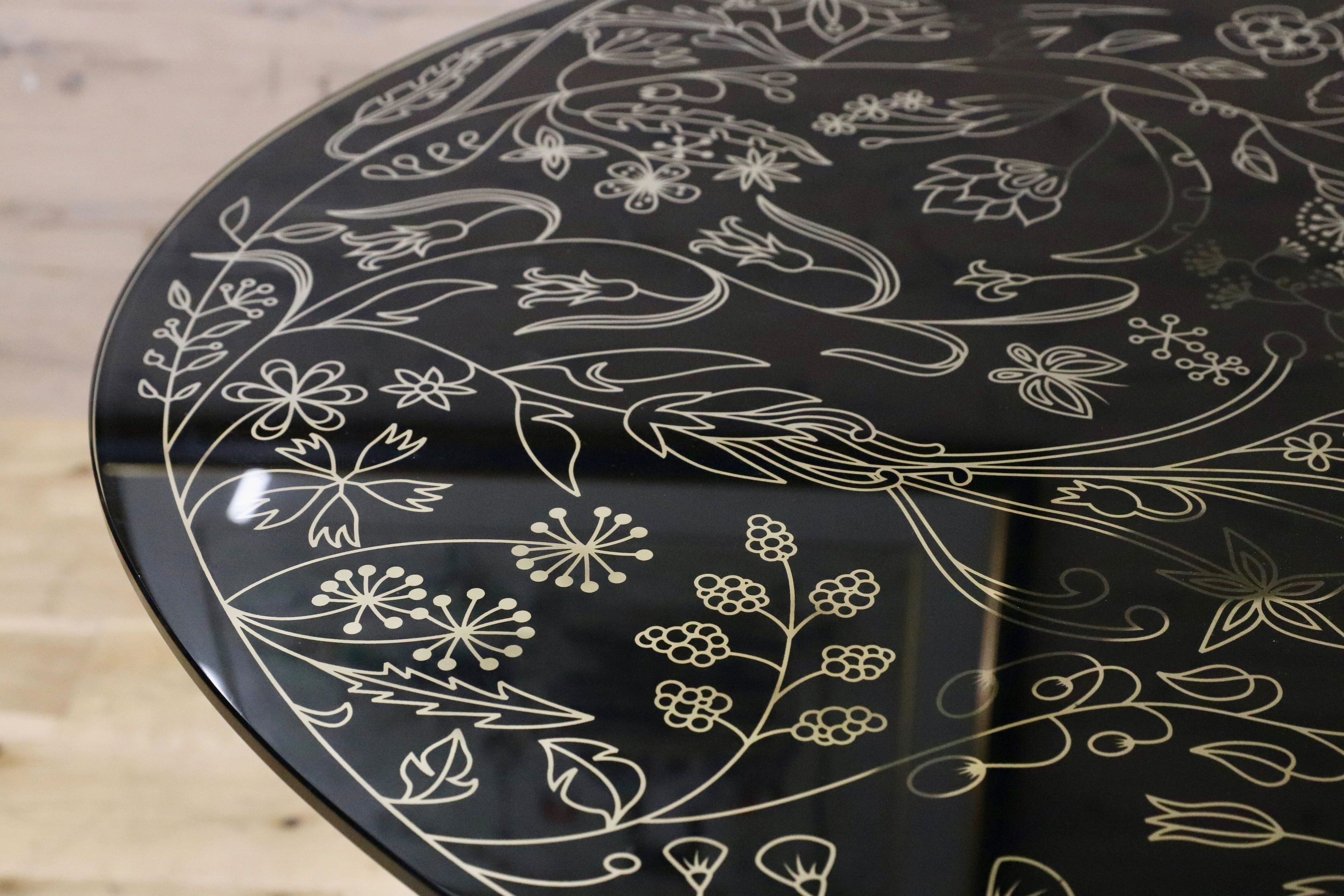 GMHK518○Moroso / モローゾ GLASS OVALTABLE グラスオーバル Tord Boontje トード・ボーンチェ 約52万 展示品