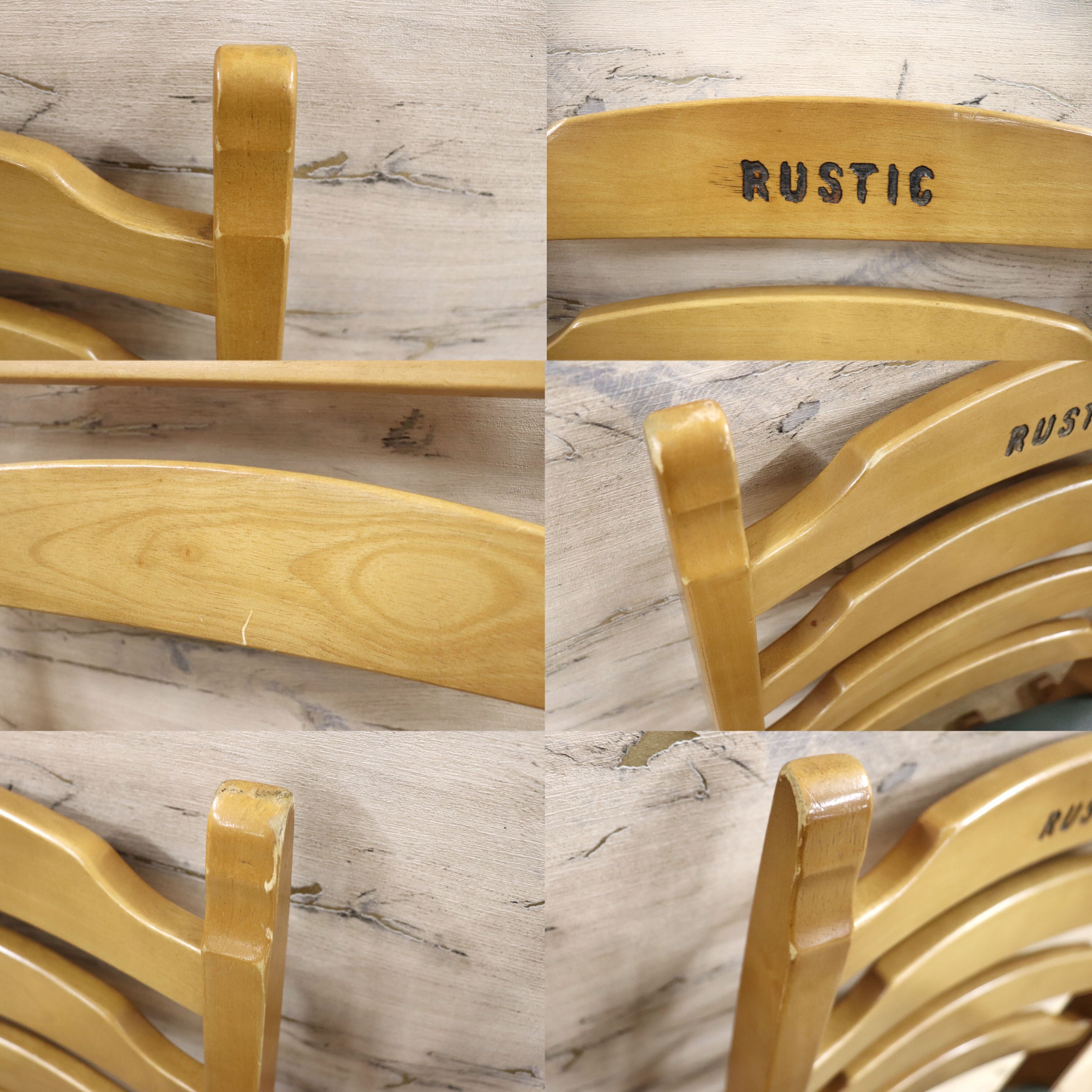 GMGK360○karimoku / カリモク RUSTIC ルスティック ダイニングチェア 椅子 2脚セット 合皮 ナチュラル カントリー 国産家具