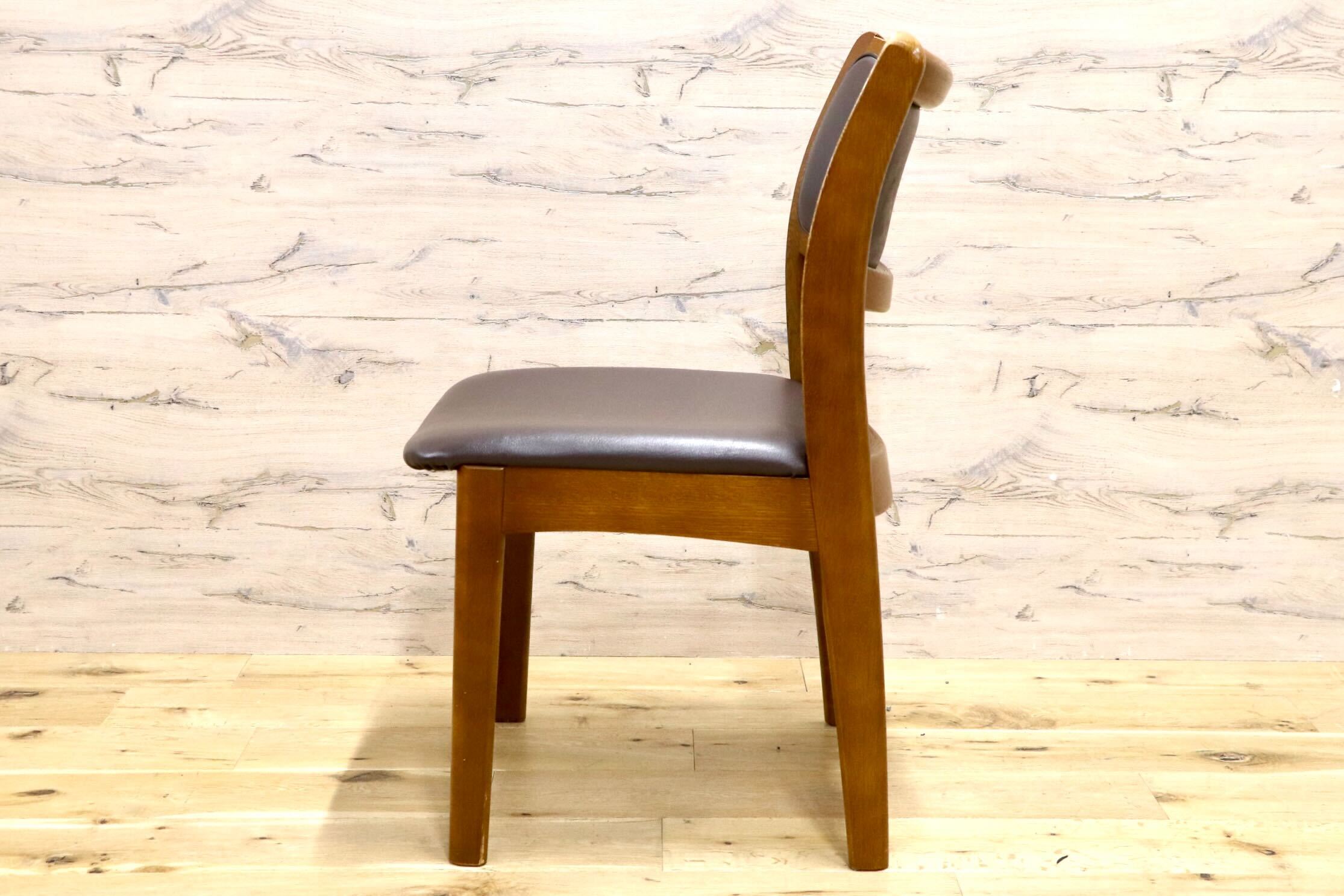 GMIS527A○シラカワ / shirakawa ダイニングチェア アームレスチェア 椅子 飛騨の家具 合皮 和モダン