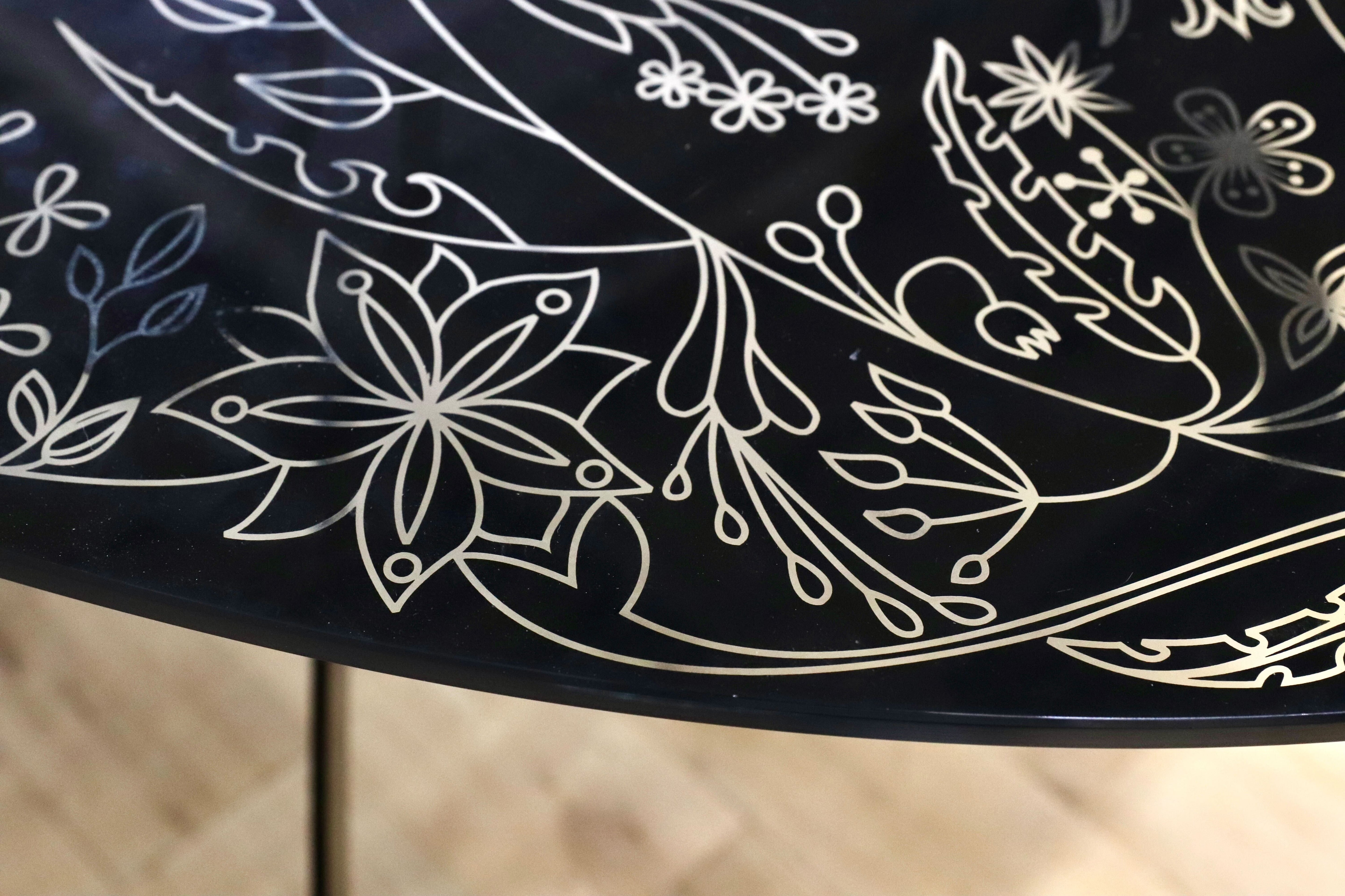 GMHK518○Moroso / モローゾ GLASS OVALTABLE グラスオーバル Tord Boontje トード・ボーンチェ 約52万 展示品