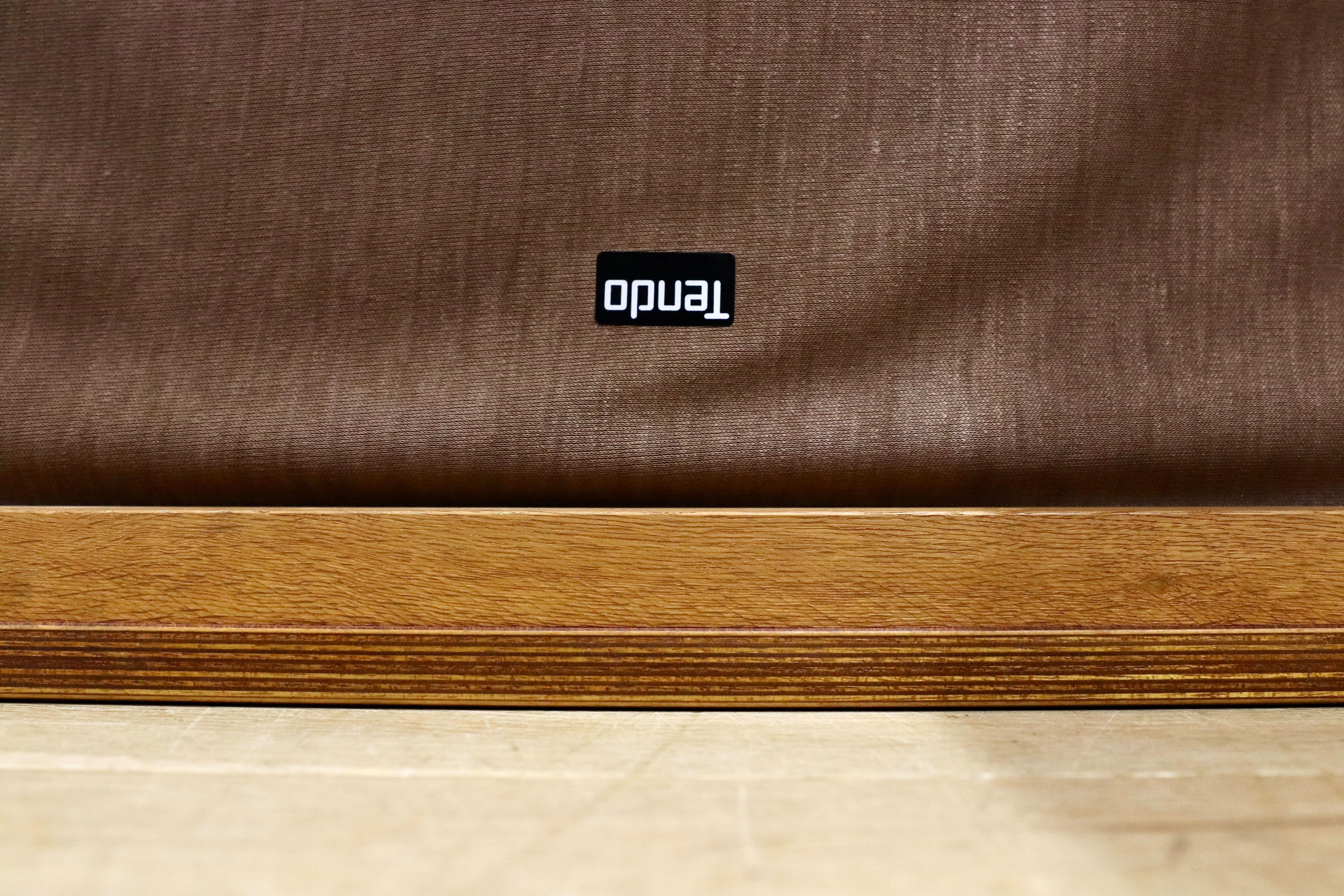 GMIK654A○天童木工 / Tendo HACO ハコ チーク材 ジャパニーズモダン ヴィンテージ 1人掛けソファ シングルソファ 合皮 剣持勇 稀少