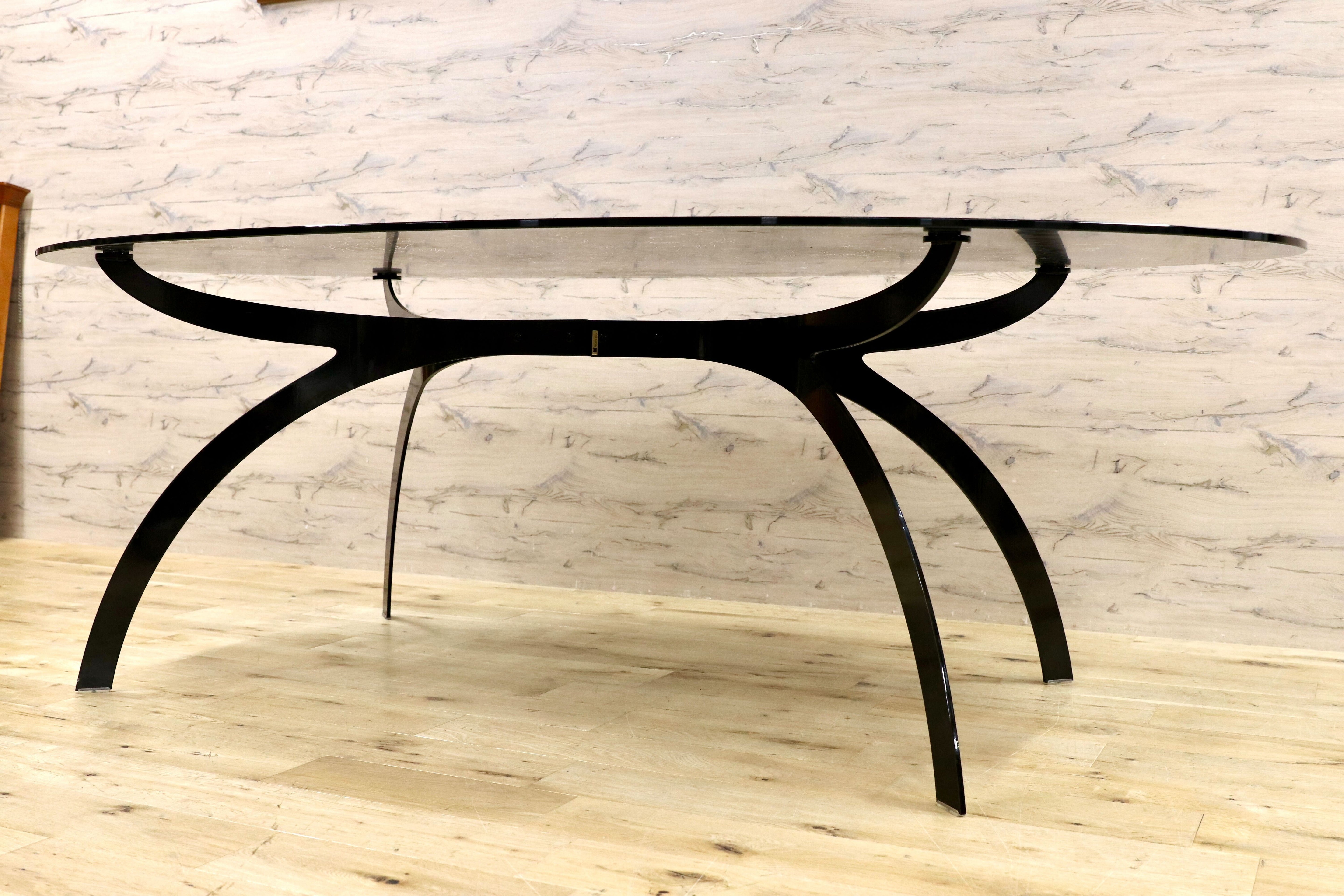 GMHK518○Moroso / モローゾ GLASS OVALTABLE グラスオーバル Tord Boontje トード・ボーンチェ 約52万 展示品