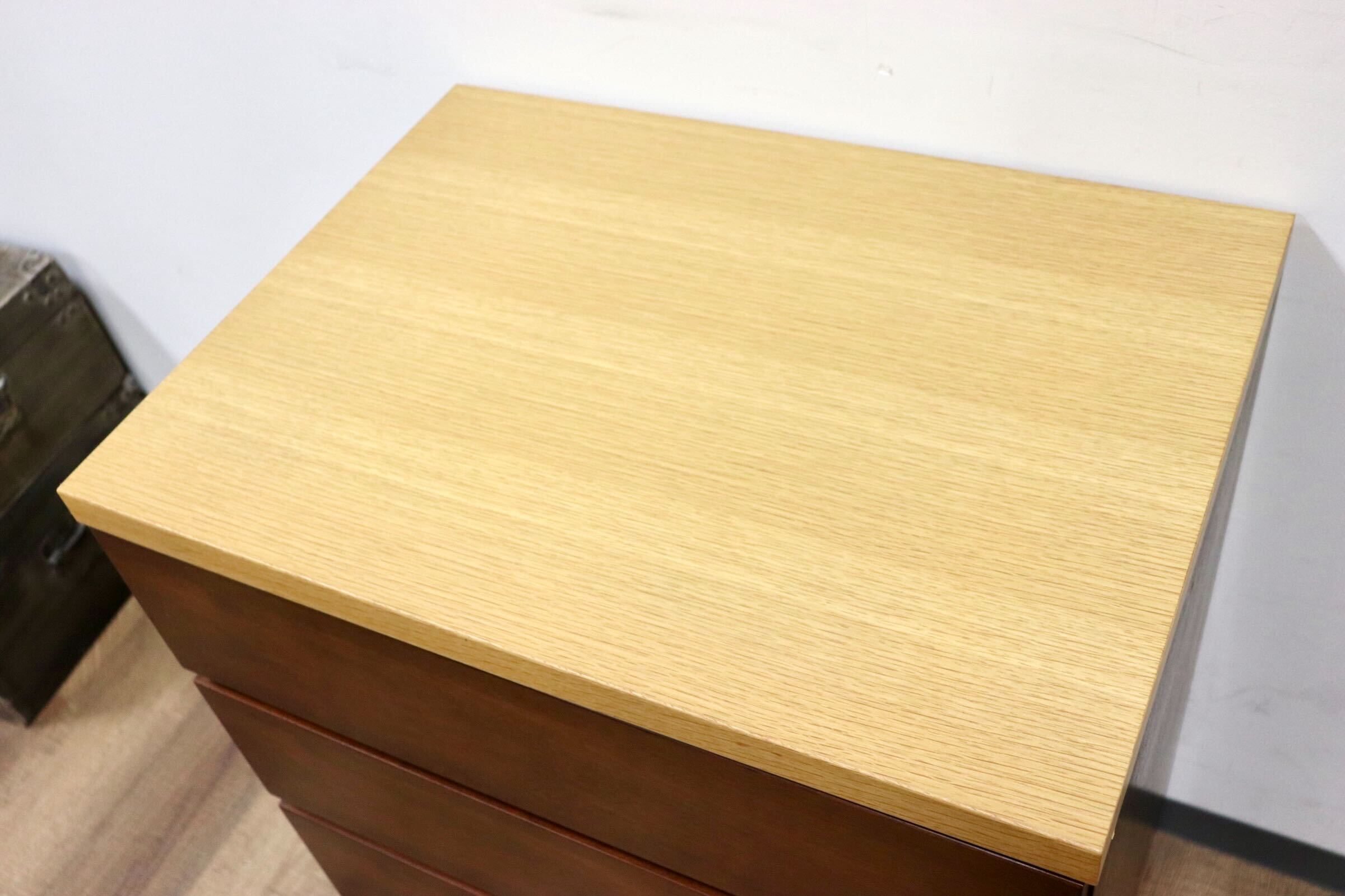 GMHK33B○加藤木工 SHIN-C 3段チェスト 整理箪笥 チェスト 収納家具 ウォールナット材 オーク材 北欧スタイル モダン IDC大塚家具