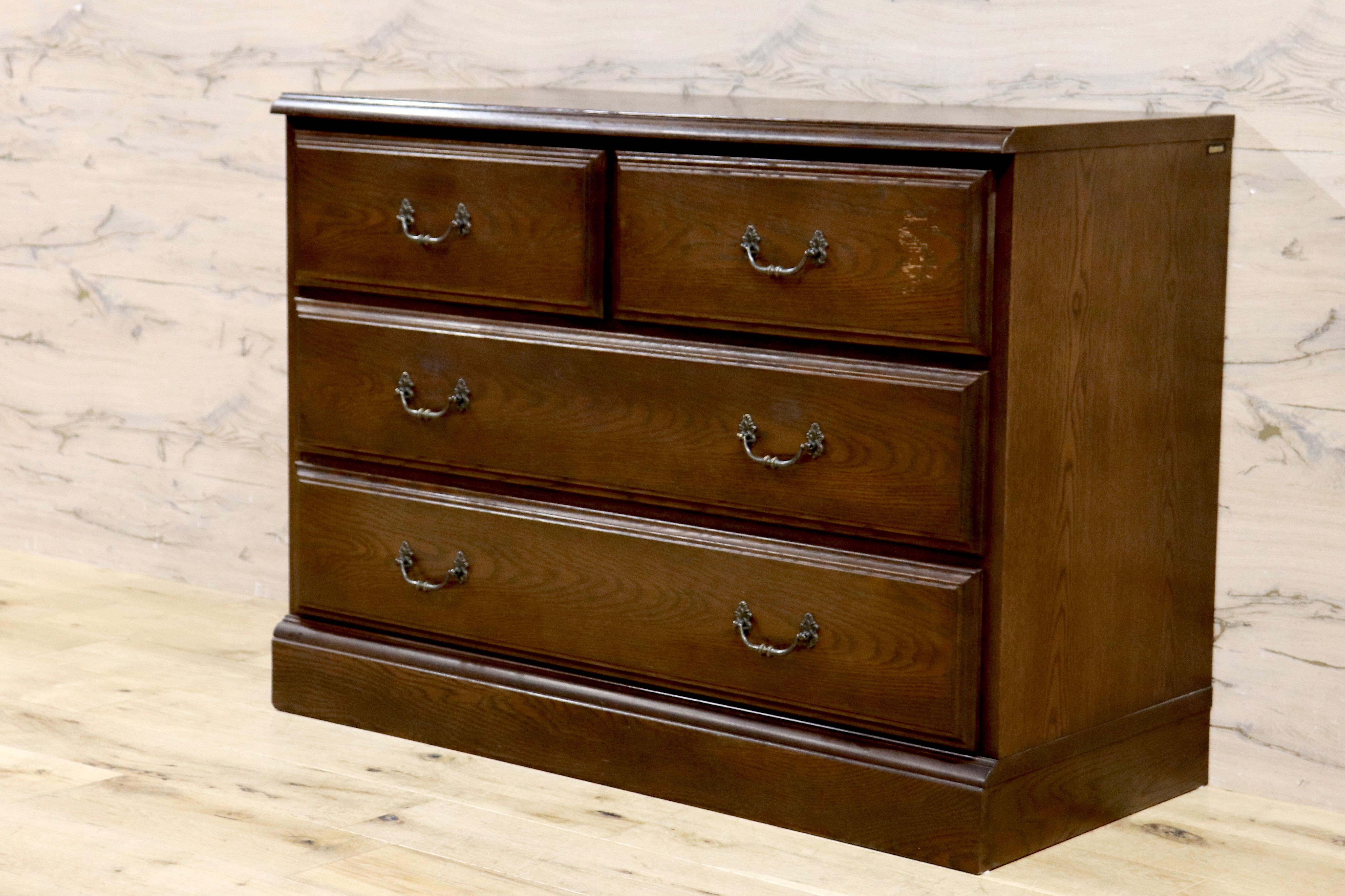 GMHS531B○domani / ドマーニ QUEENS LIFE クイーンズライフ 3段チェスト 箪笥 引き出し収納 収納家具 クラシック カリモク最高峰