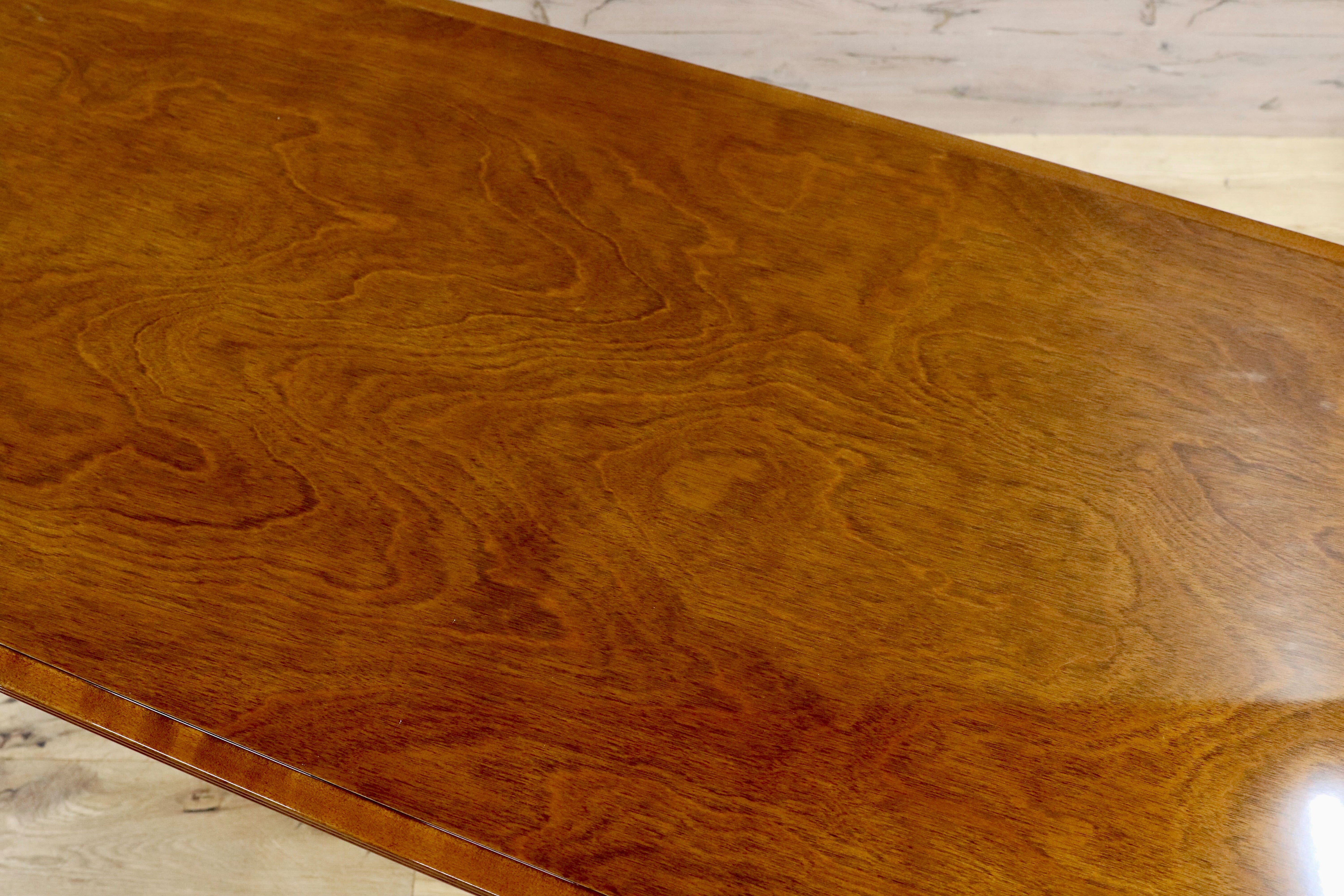 GMHS79○MORISHIGE / モリシゲ フローラ センターテーブル リビングテーブル 応接 机 樺材 クラシック IDC大塚家具 定価約15万 展示品