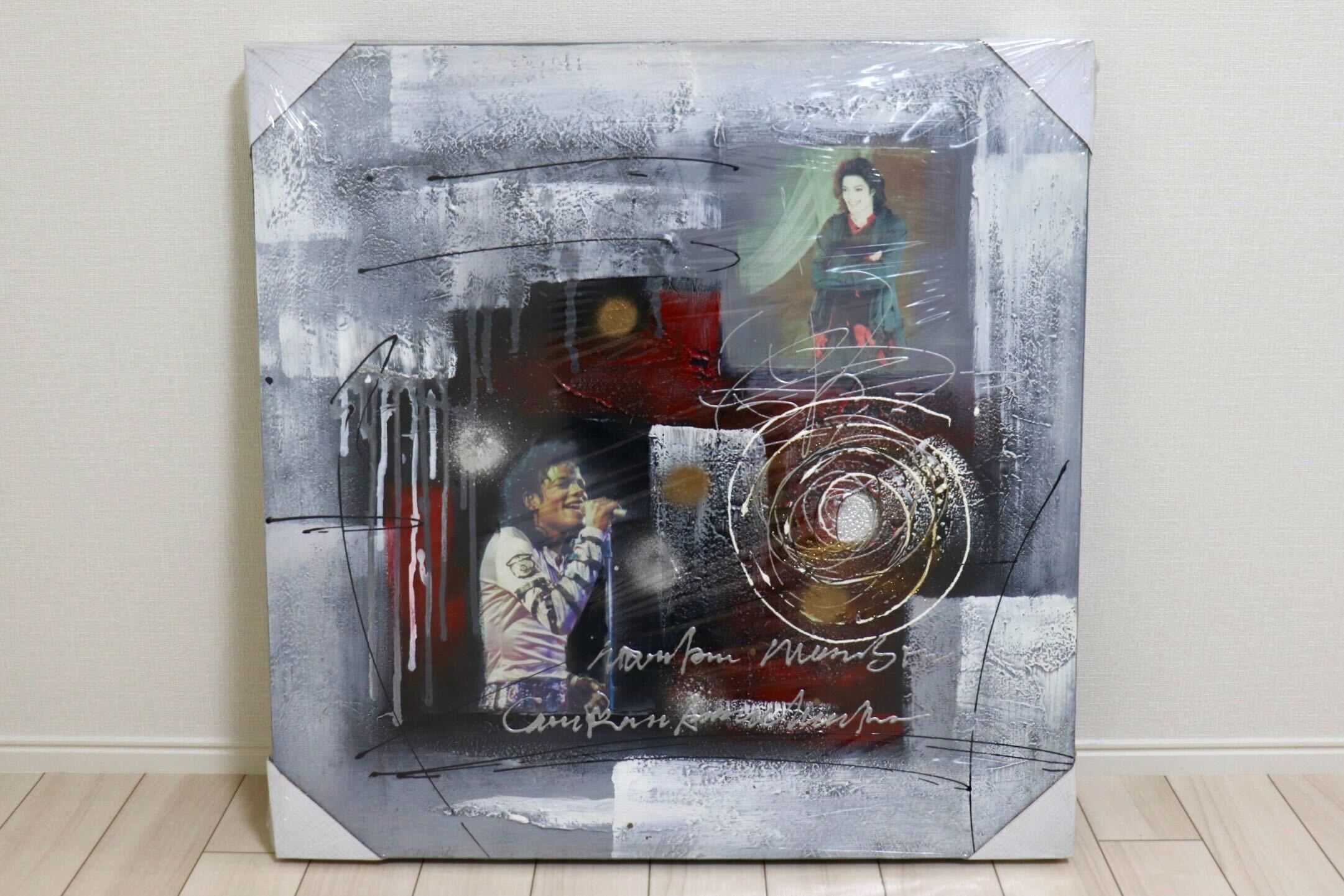 GMIK749O◯マイケル・ジャクソン アートパネル 大型 インテリアボード コラージュアート